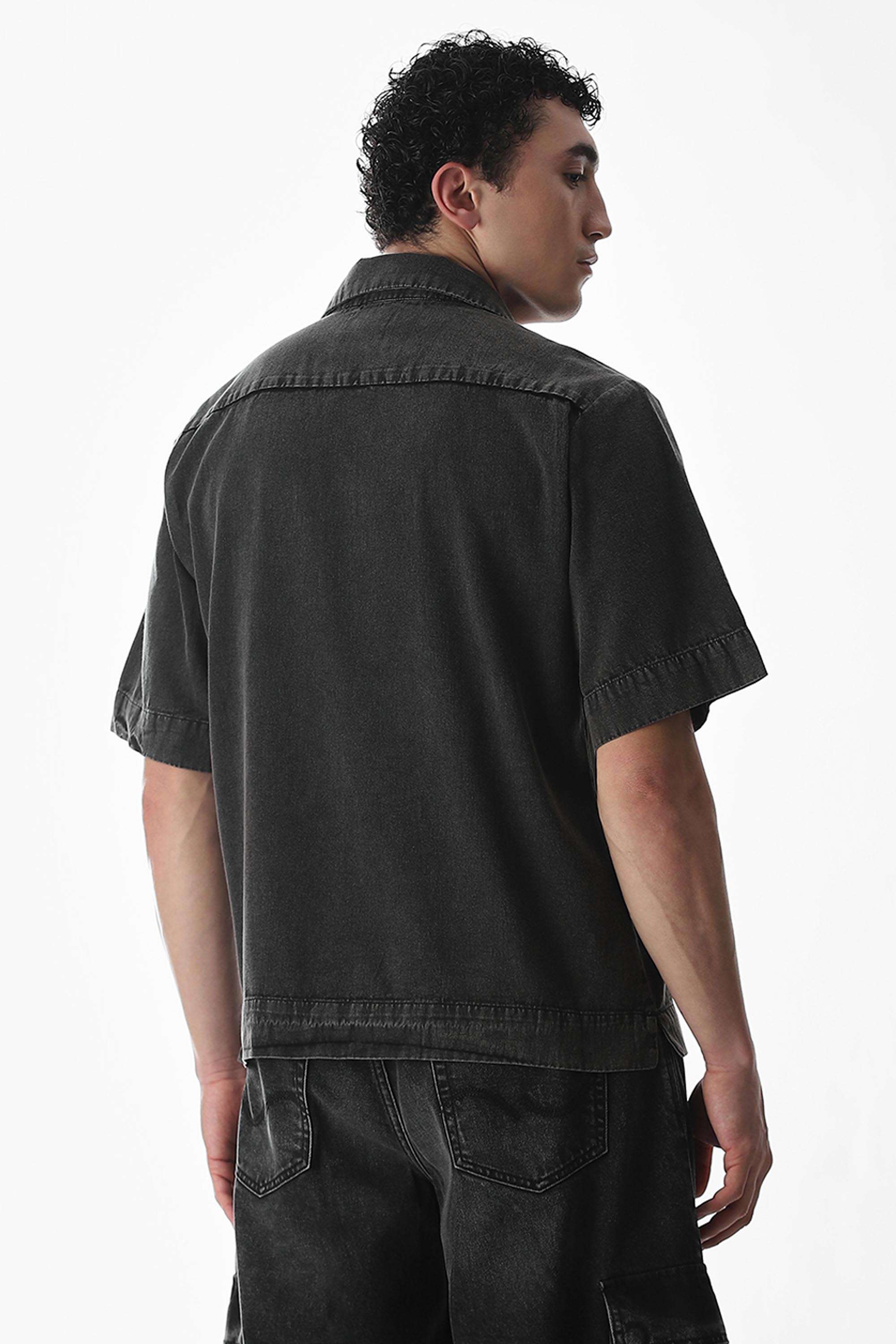 Solid-Cotton-Regular-Fit-Men-s-Casual-Shirt