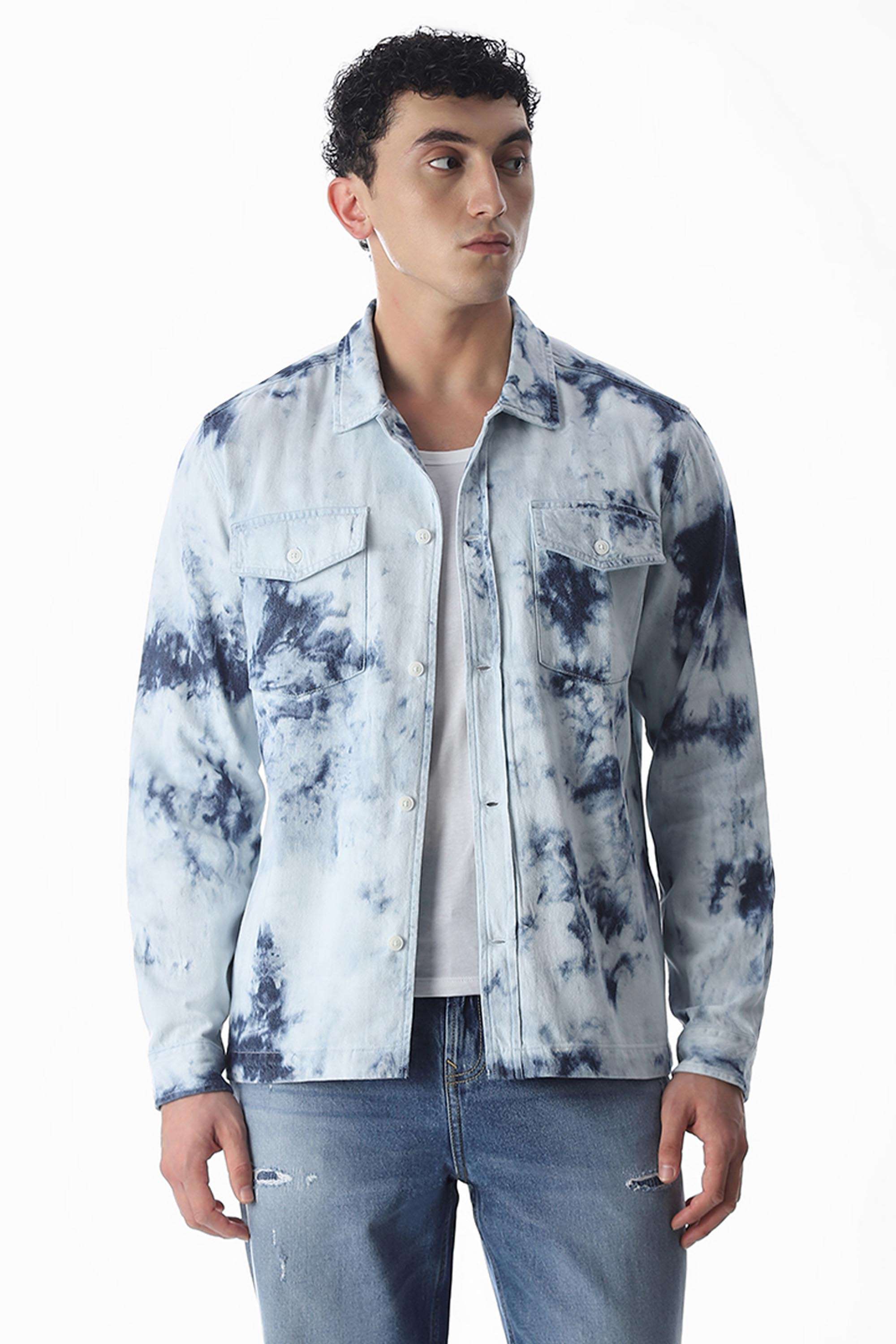 Solid-Cotton-Regular-Fit-Men-s-Casual-Shirt