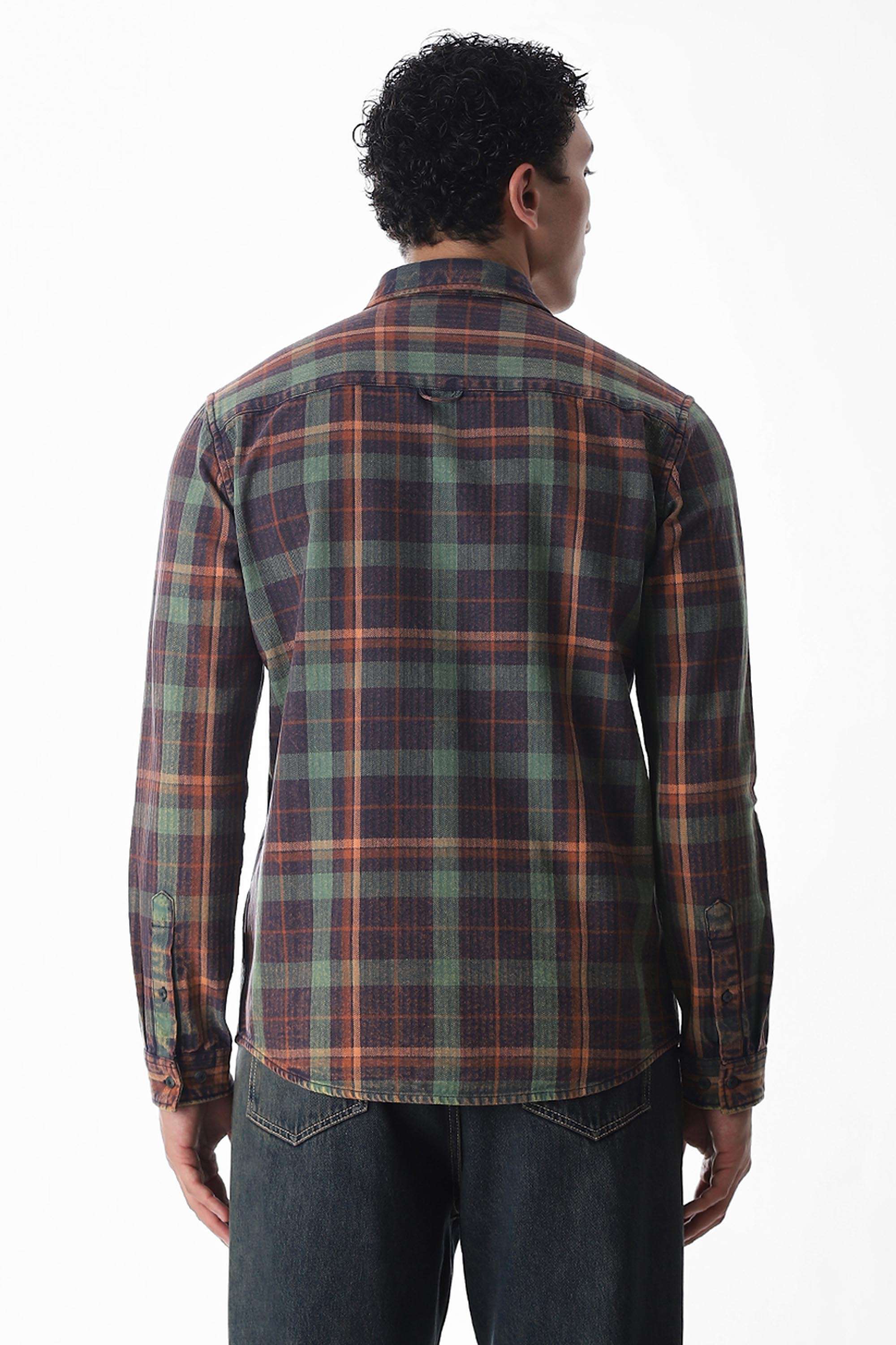 Checks-Cotton-Regular-Fit-Men-s-Casual-Shirt