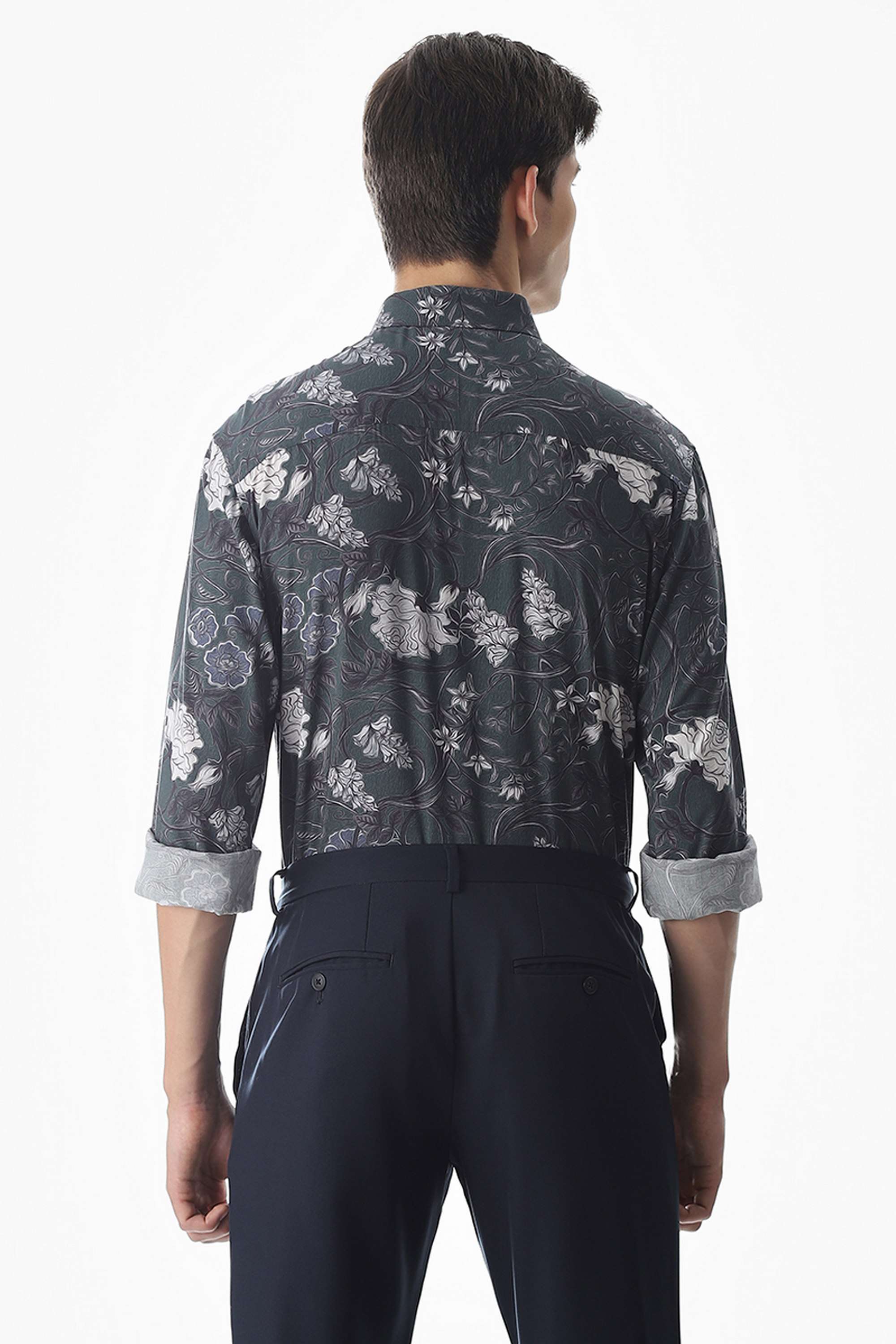 Printed-Cotton-Slim-Fit-Men-Formal-Wear-Shirt