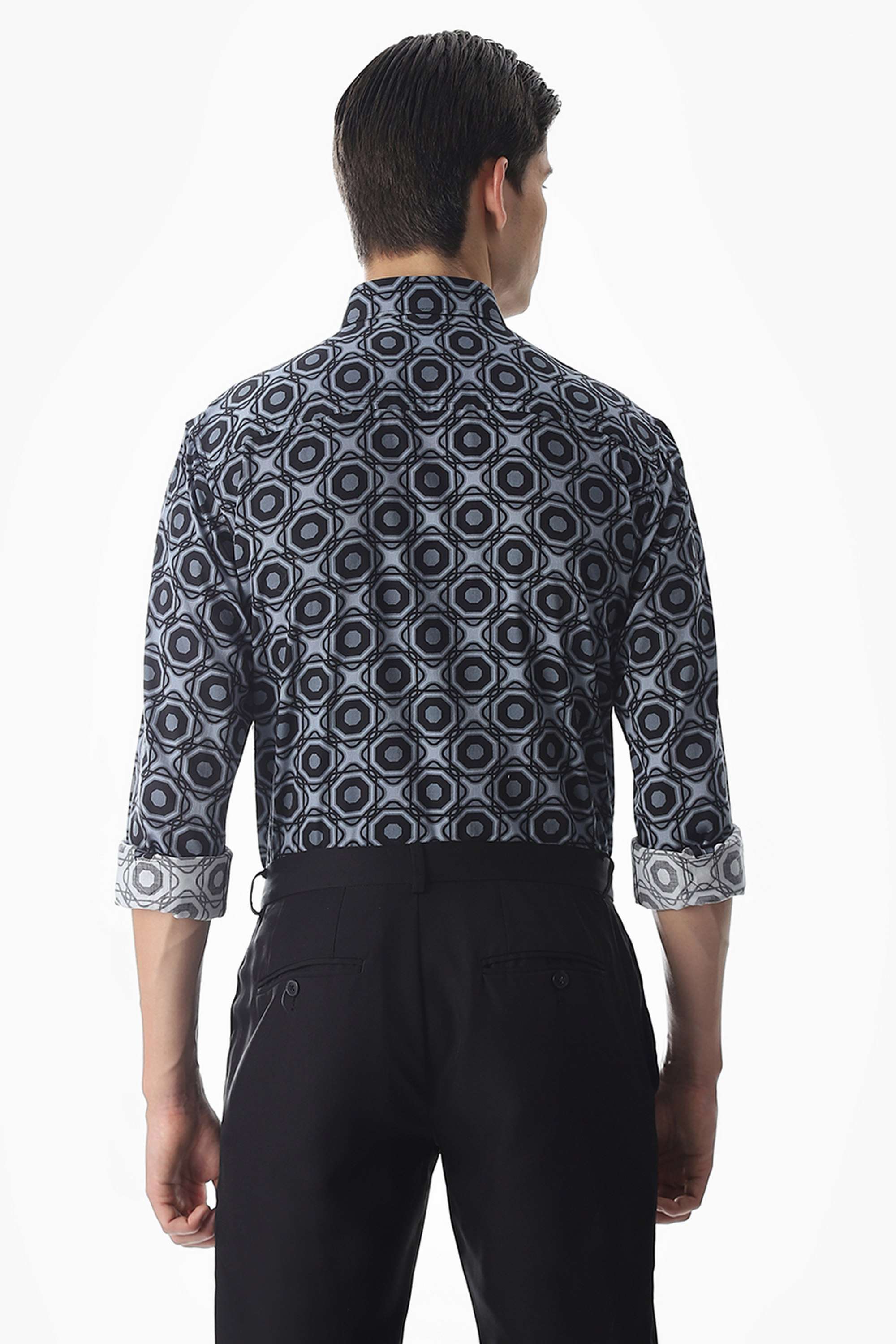 Printed-Cotton-Slim-Fit-Men-Formal-Wear-Shirt