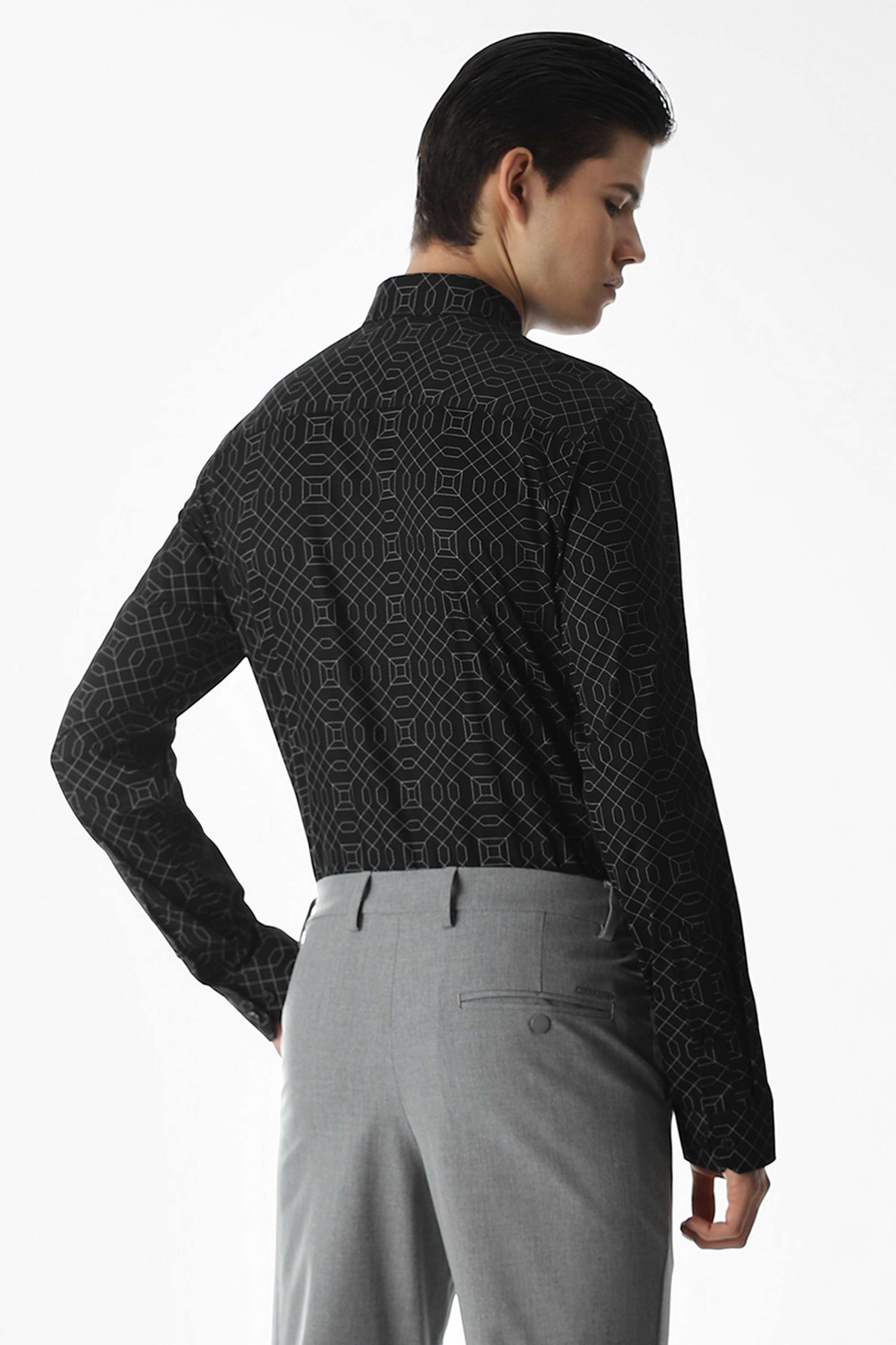 Printed-Cotton-Slim-Fit-Men-Formal-Wear-Shirt