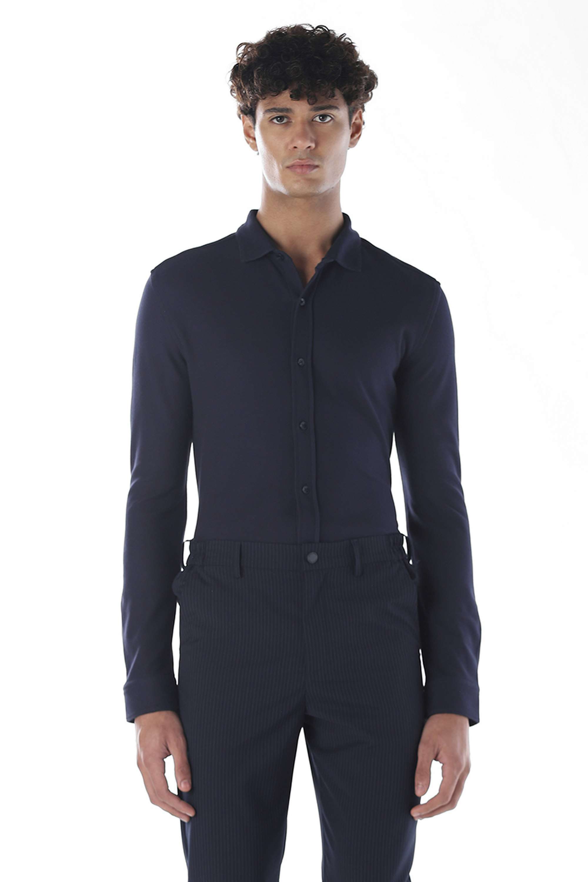 Solid-Cotton-Slim-Fit-Men-Formal-Wear-Shirt