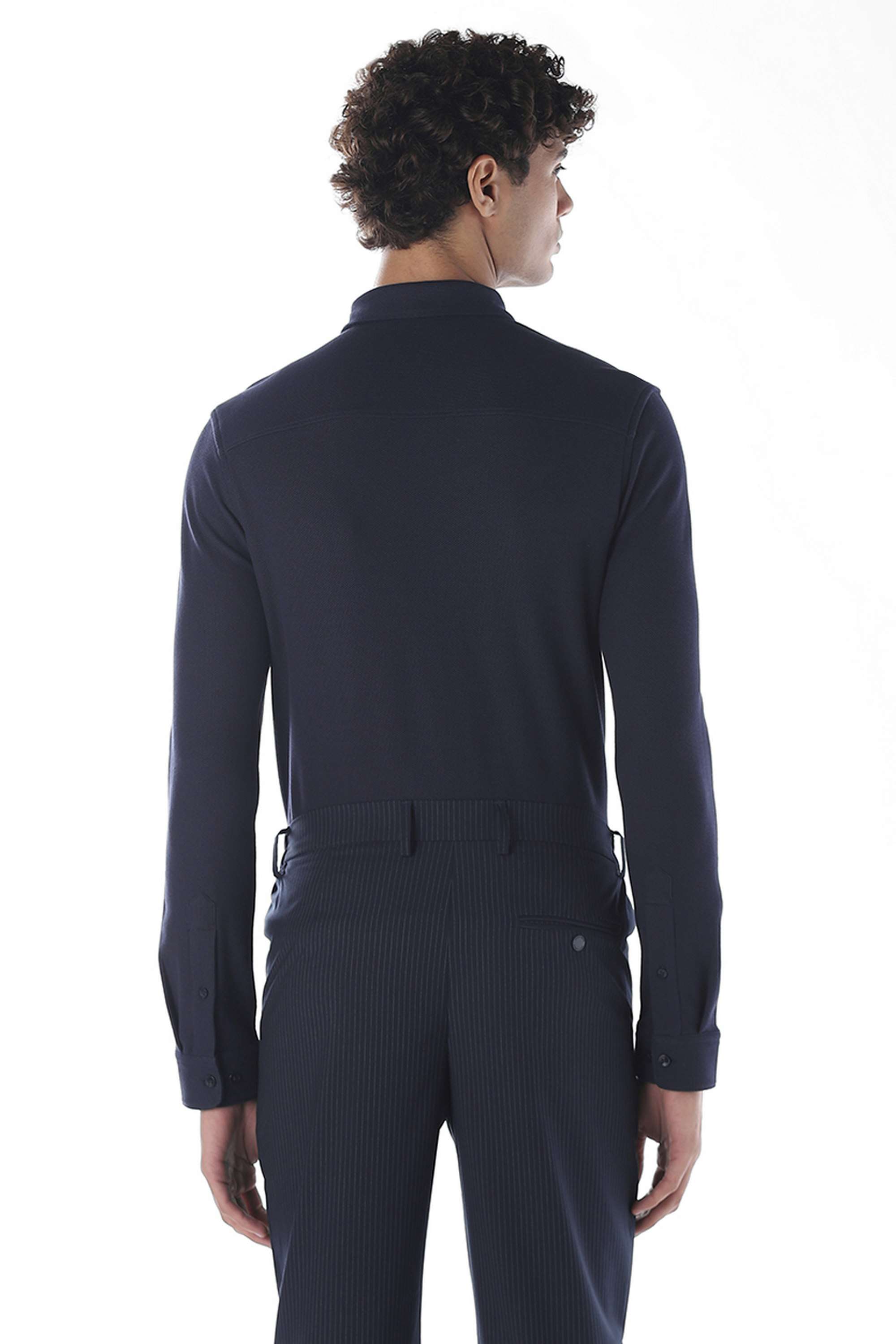 Solid-Cotton-Slim-Fit-Men-Formal-Wear-Shirt