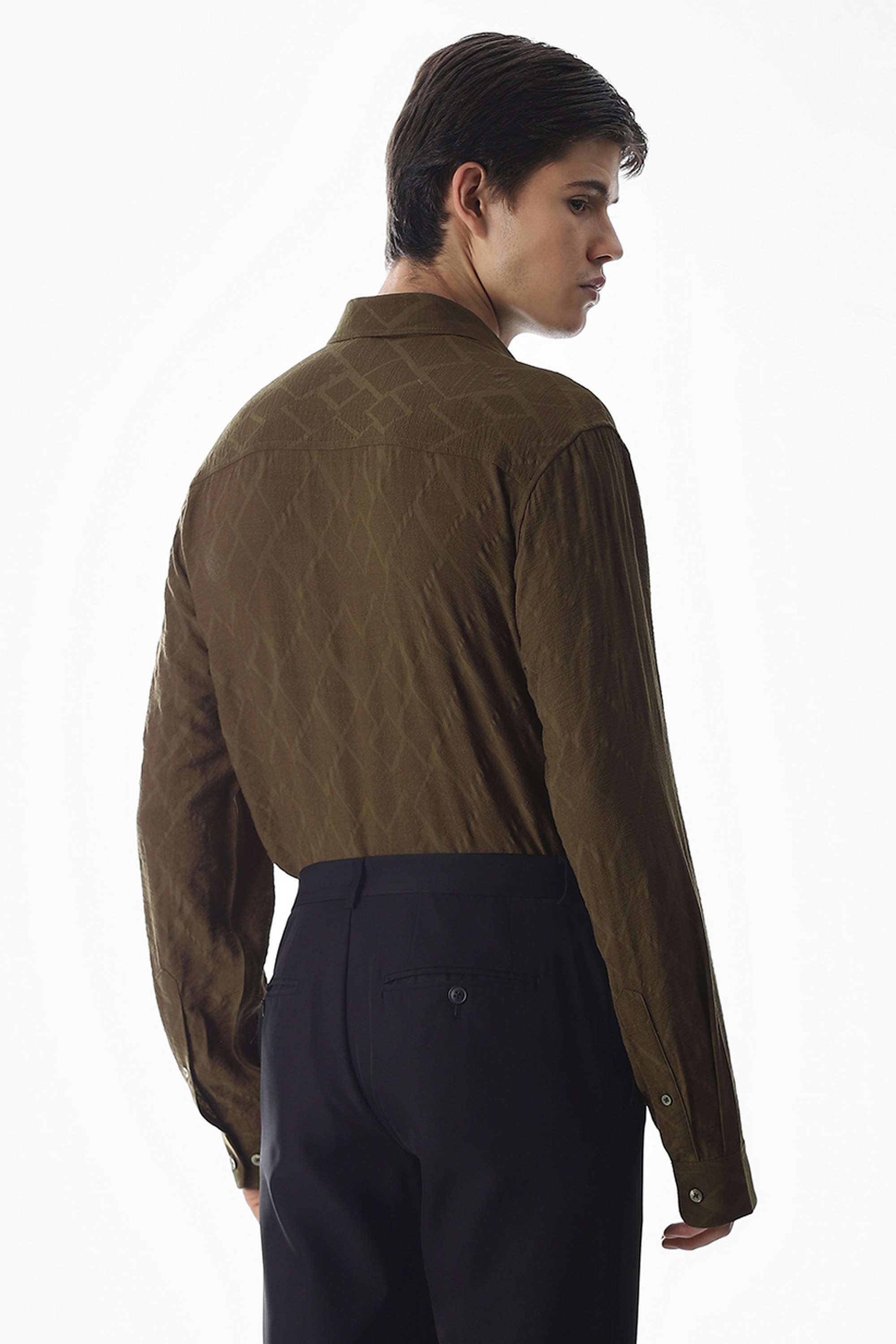 Solid-Viscose-Slim-Fit-Men-s-Shirt