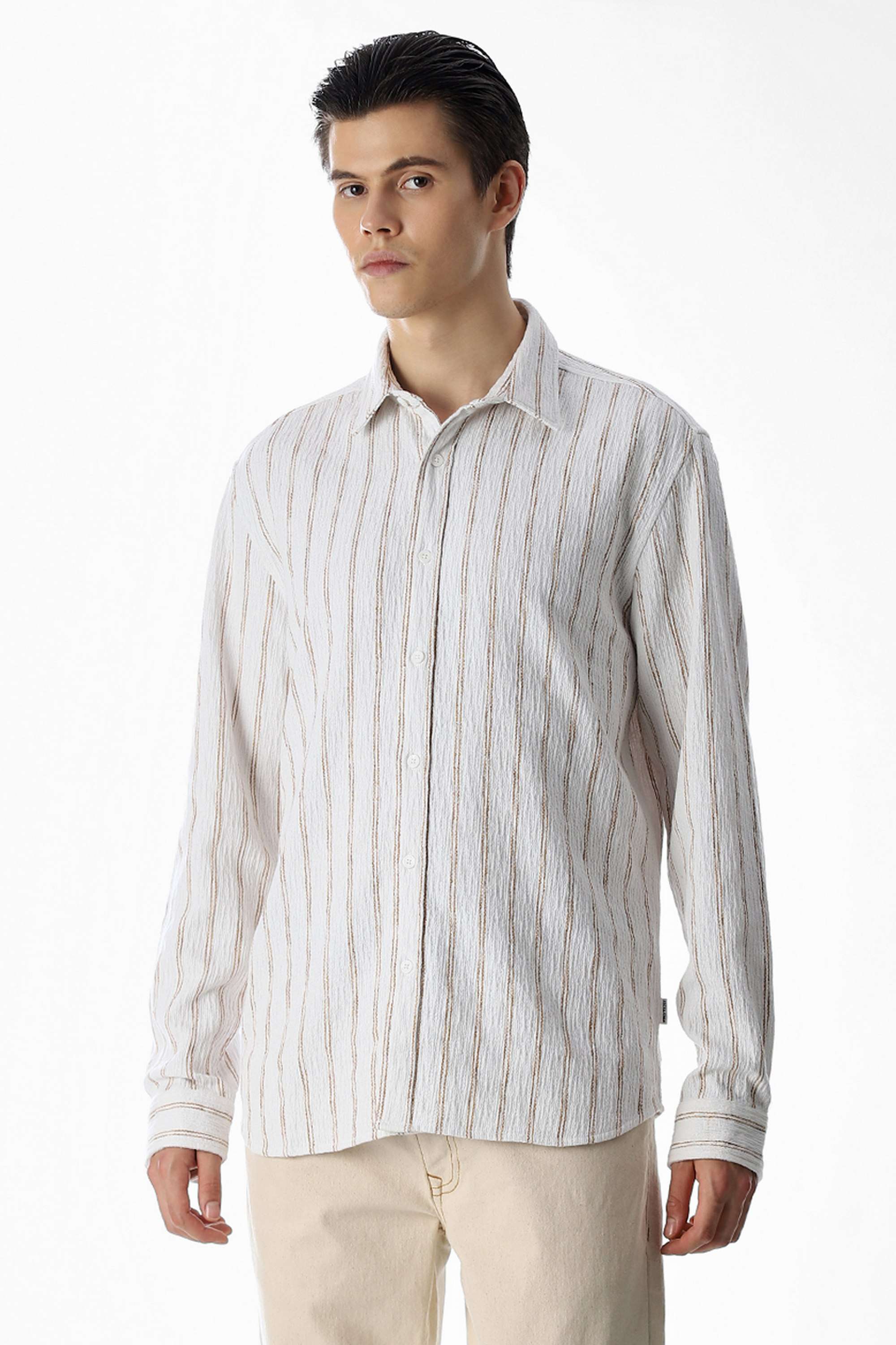 Stripes-Cotton-Men-s-Casual-Wear-Shirt