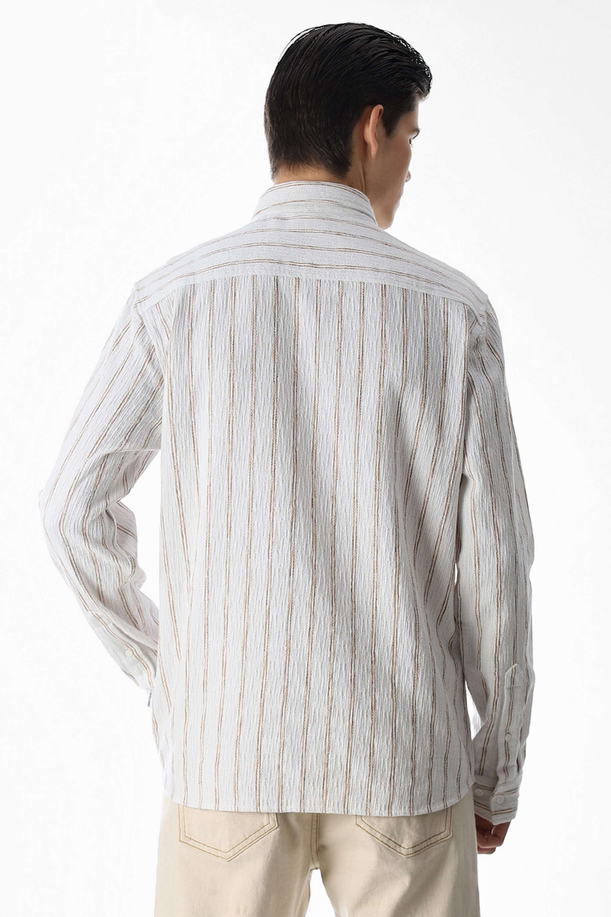 Stripes-Cotton-Men-s-Casual-Wear-Shirt
