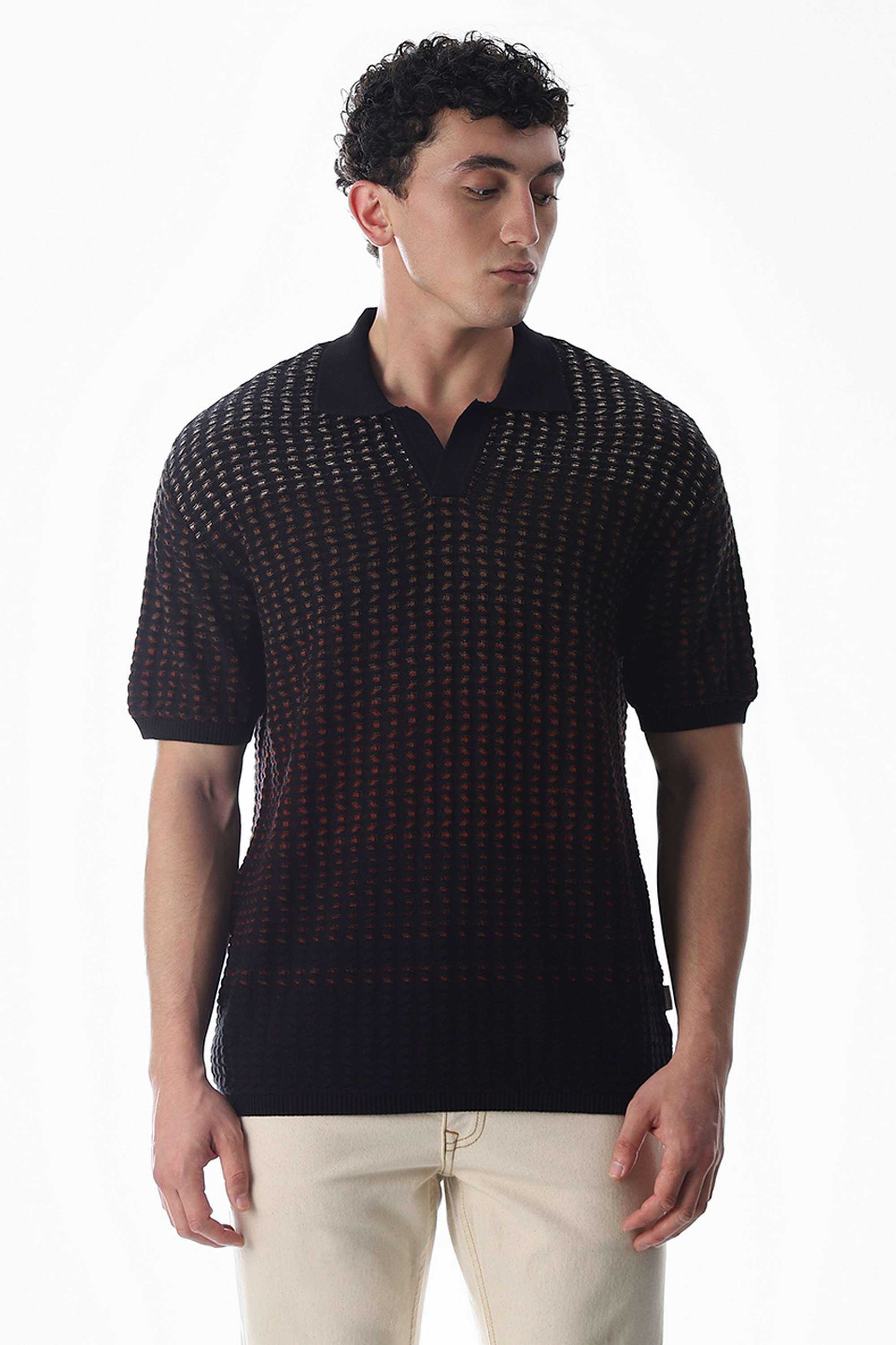 Textured-Cotton-Men-s-T-Shirt