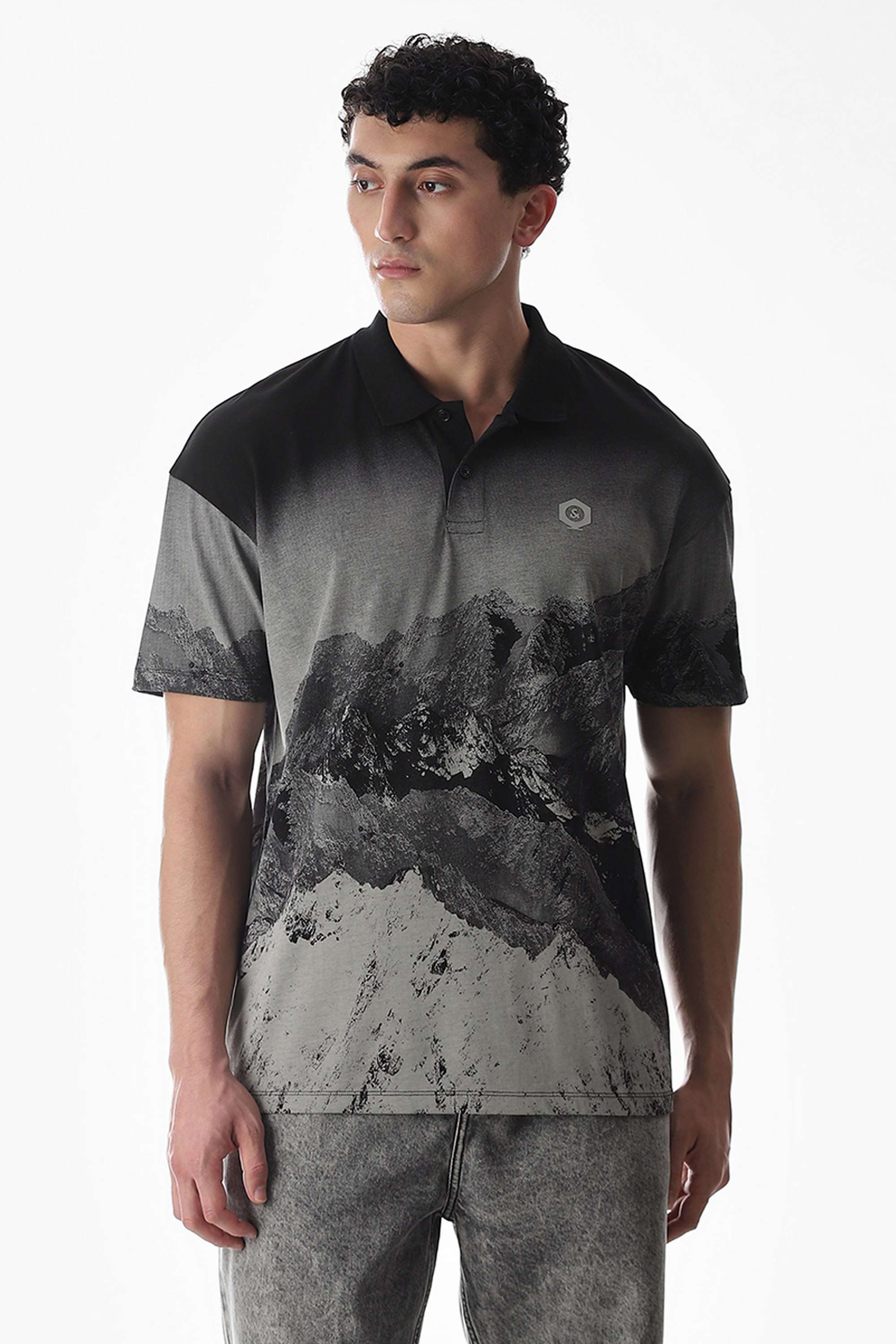 Printed-Cotton-Regular-Fit-Men-Polo-T-Shirt