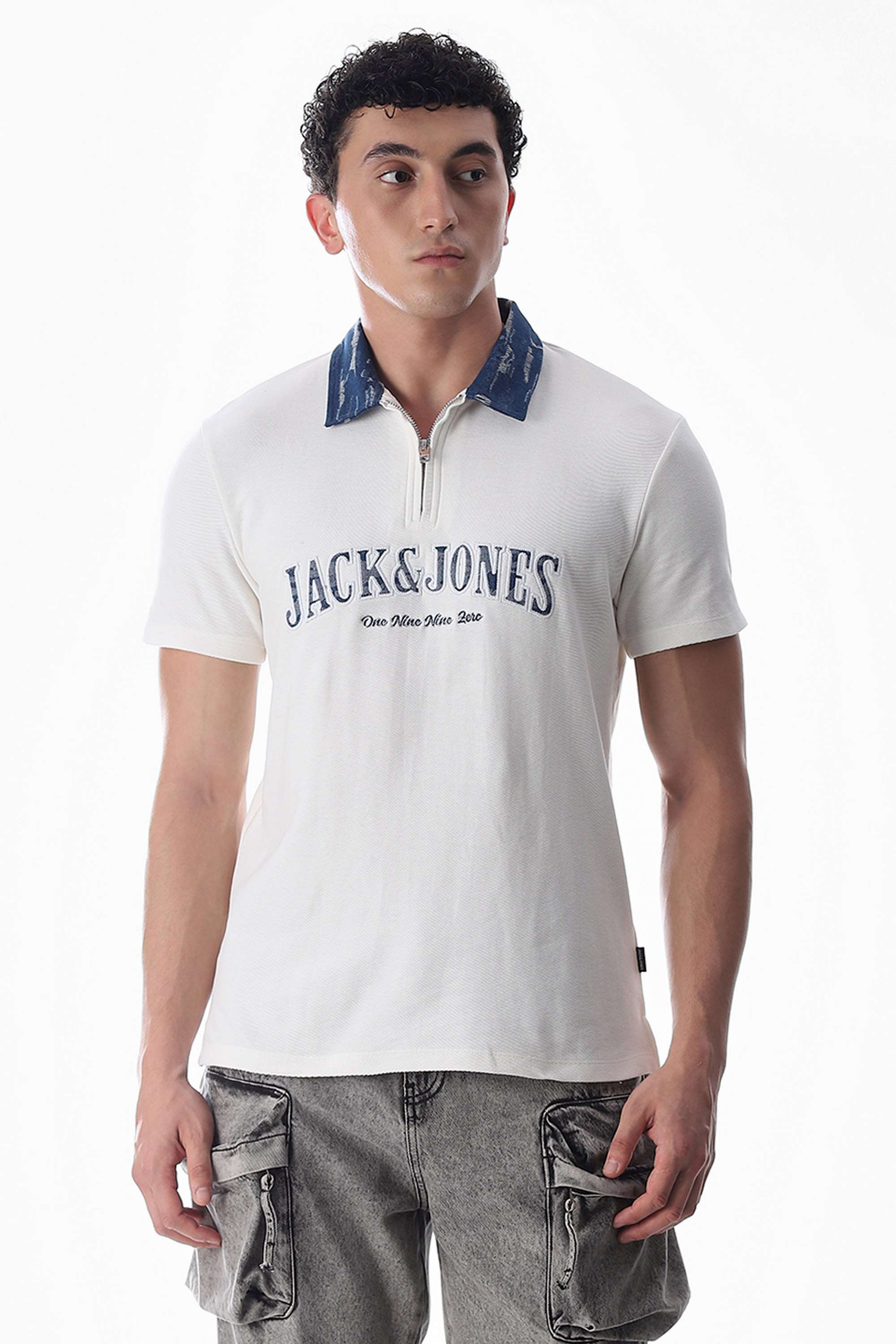 Solid-Cotton-Polo-Men-s-T-Shirt