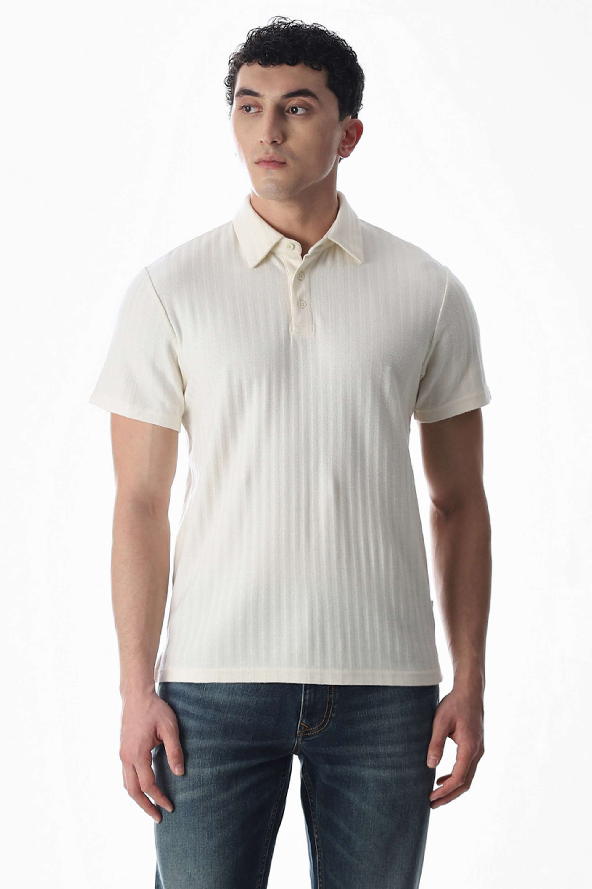 Solid-Cotton-Regular-Fit-Men-T-Shirt