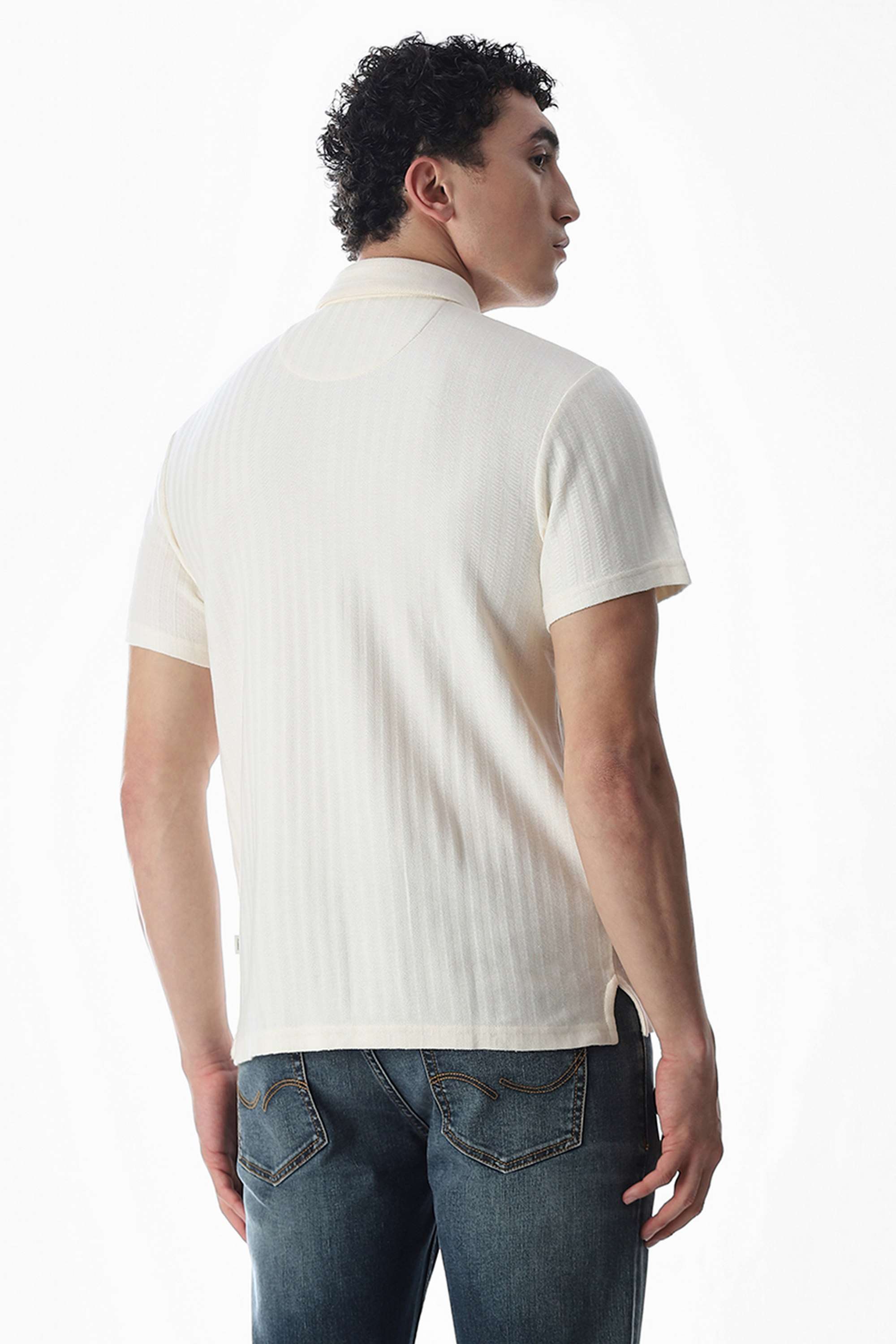 Solid-Cotton-Regular-Fit-Men-T-Shirt