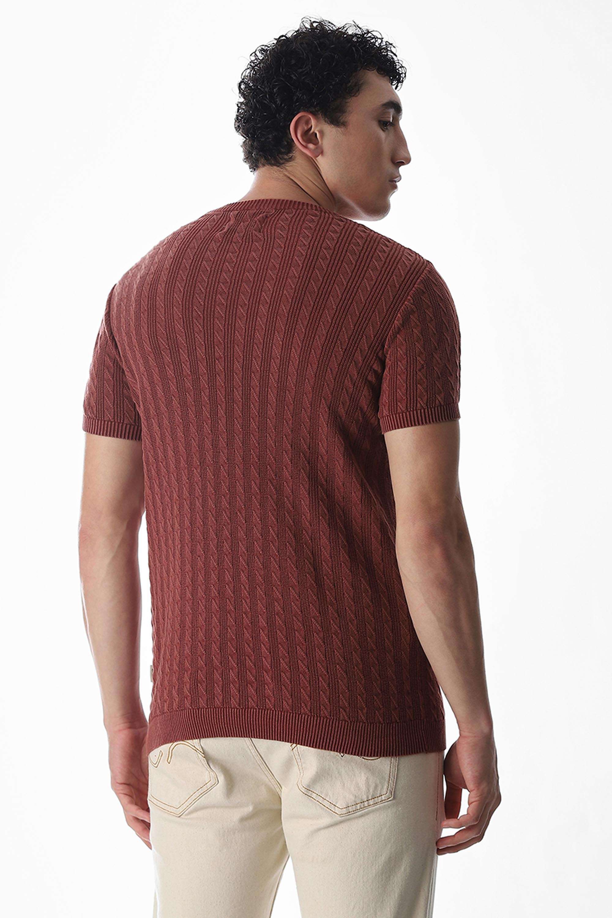Solid-Cotton-Round-Neck-Men-s-T-Shirt