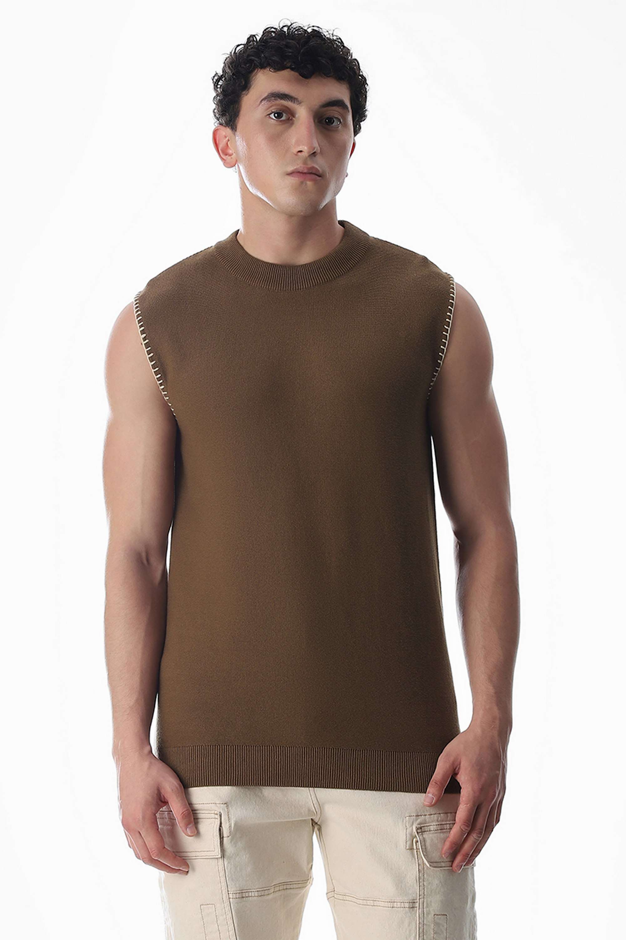 Solid-Cotton-Regular-Fit-Men-s-T-Shirt