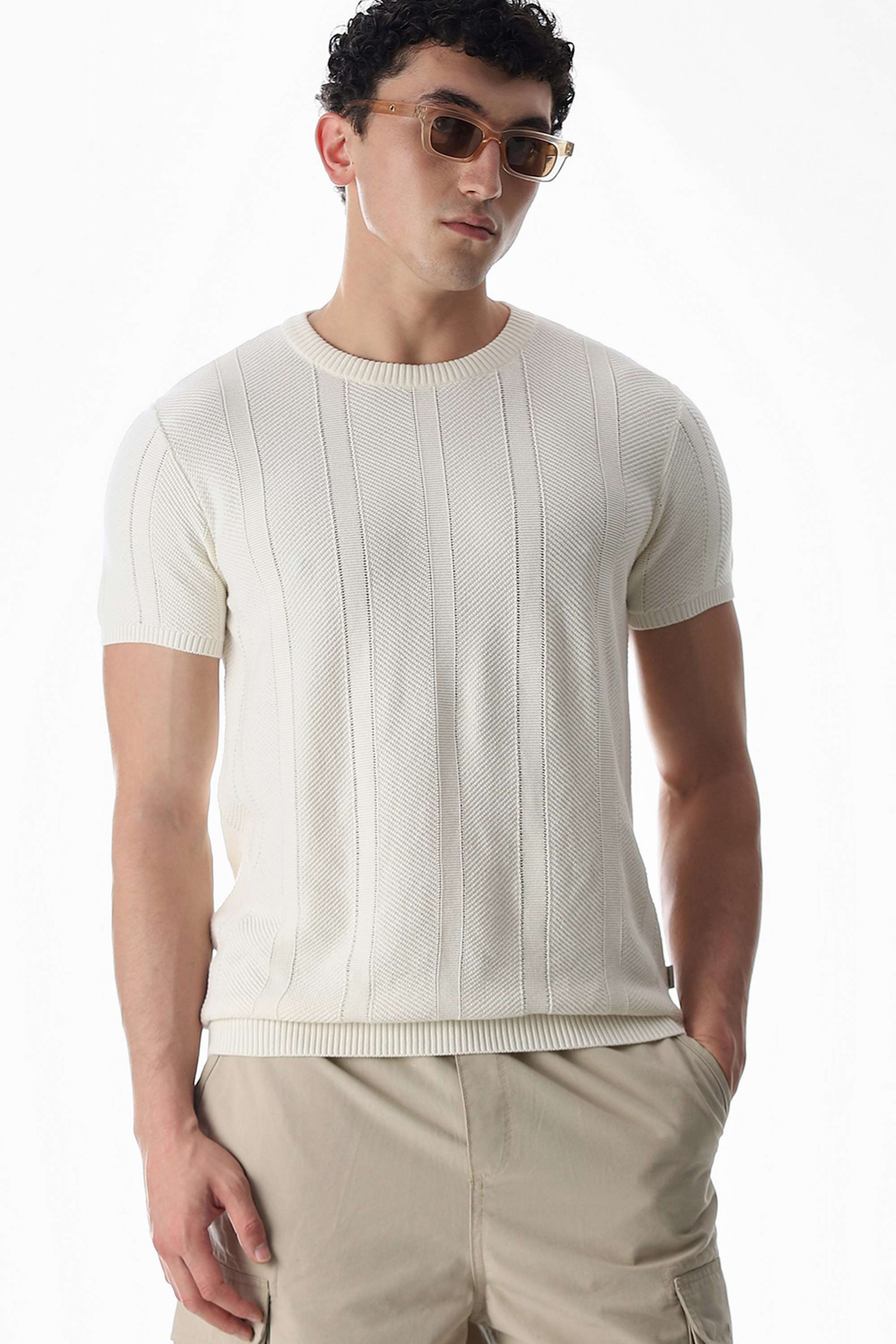 Solid-Cotton-Round-Neck-Men-s-T-Shirt