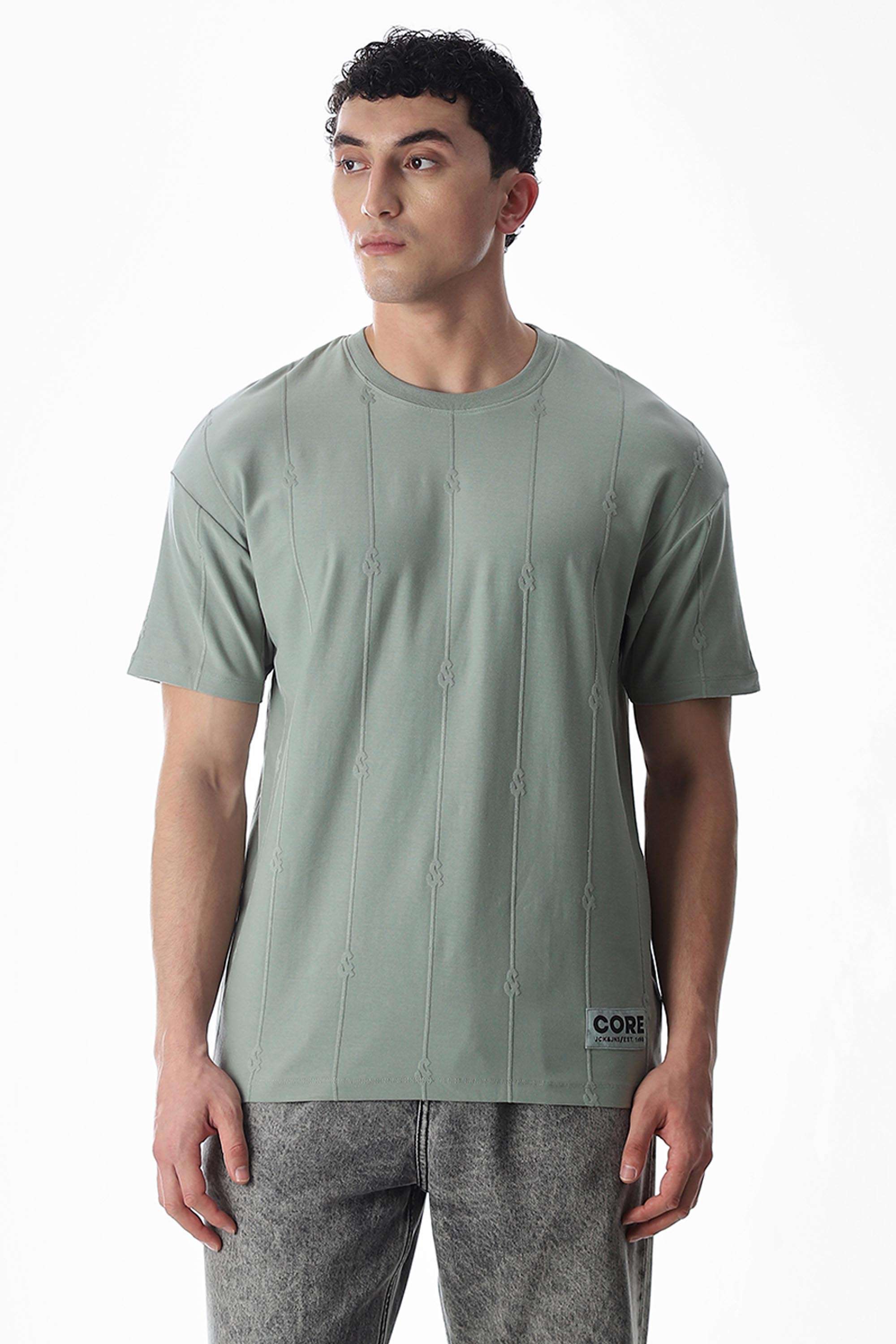 Solid-Cotton-Round-Neck-Men-s-T-Shirt
