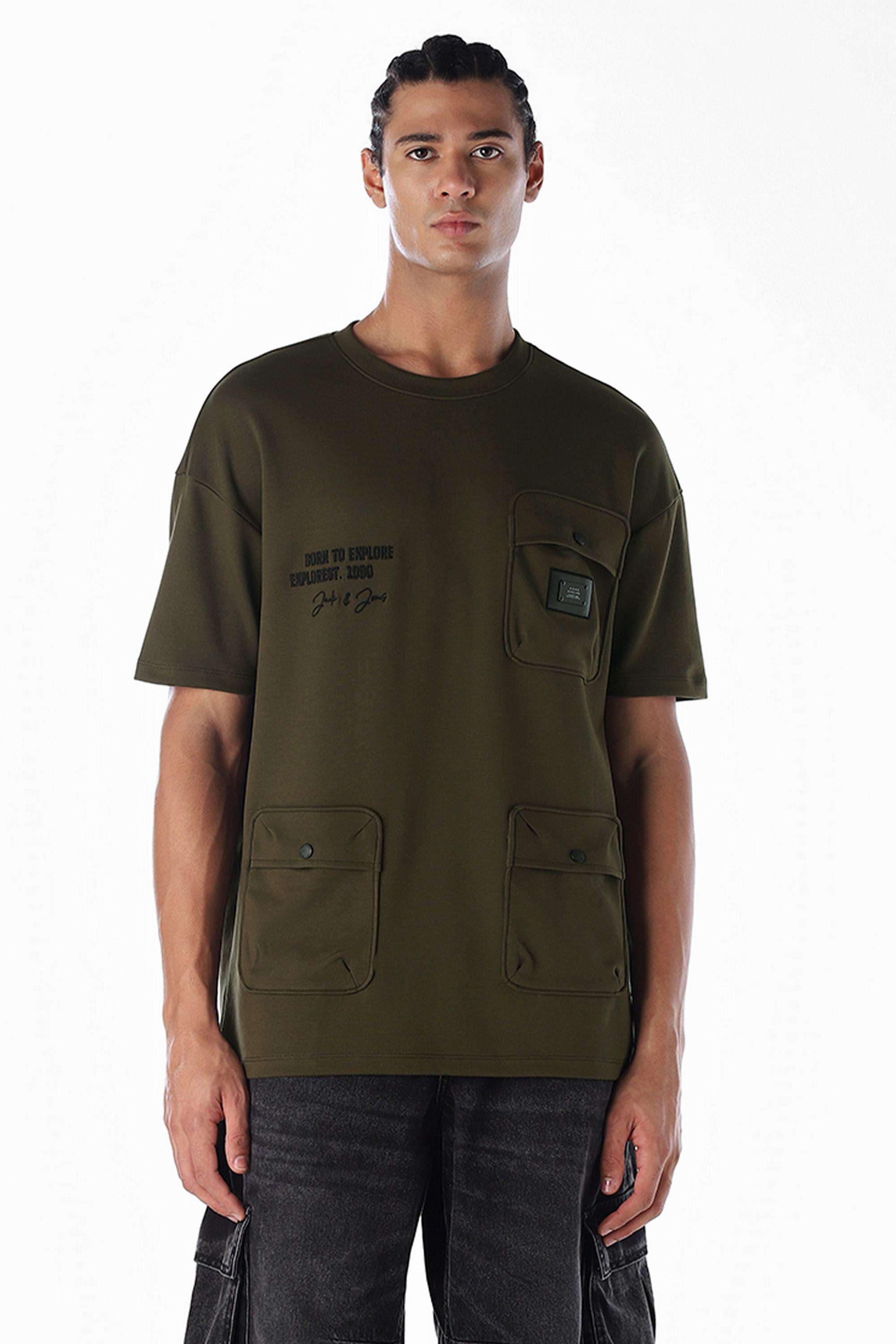Solid-Cotton-Relaxed-Fit-Men-s-T-Shirt