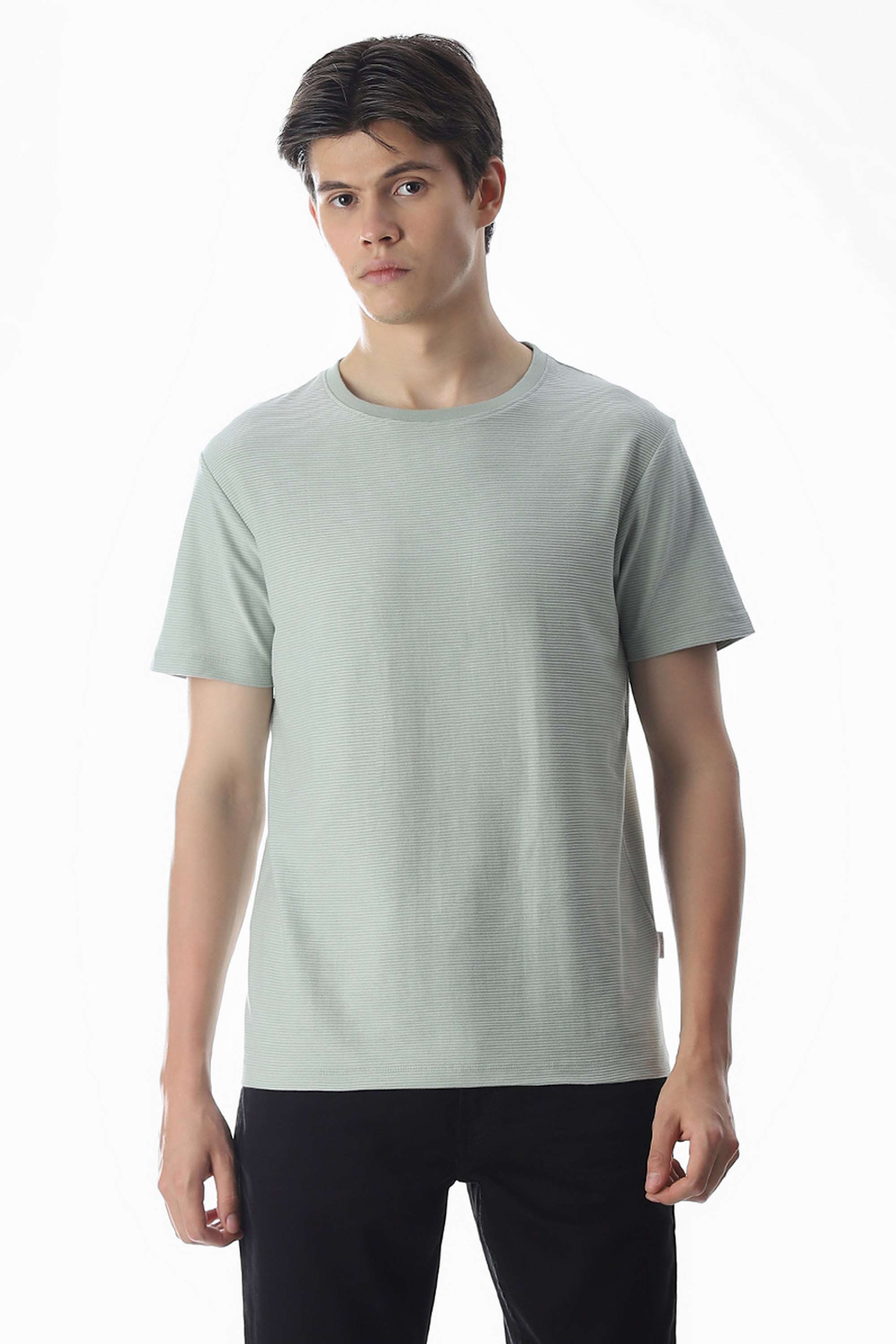 Textured-Cotton-Regular-Fit-Men-s-T-Shirt