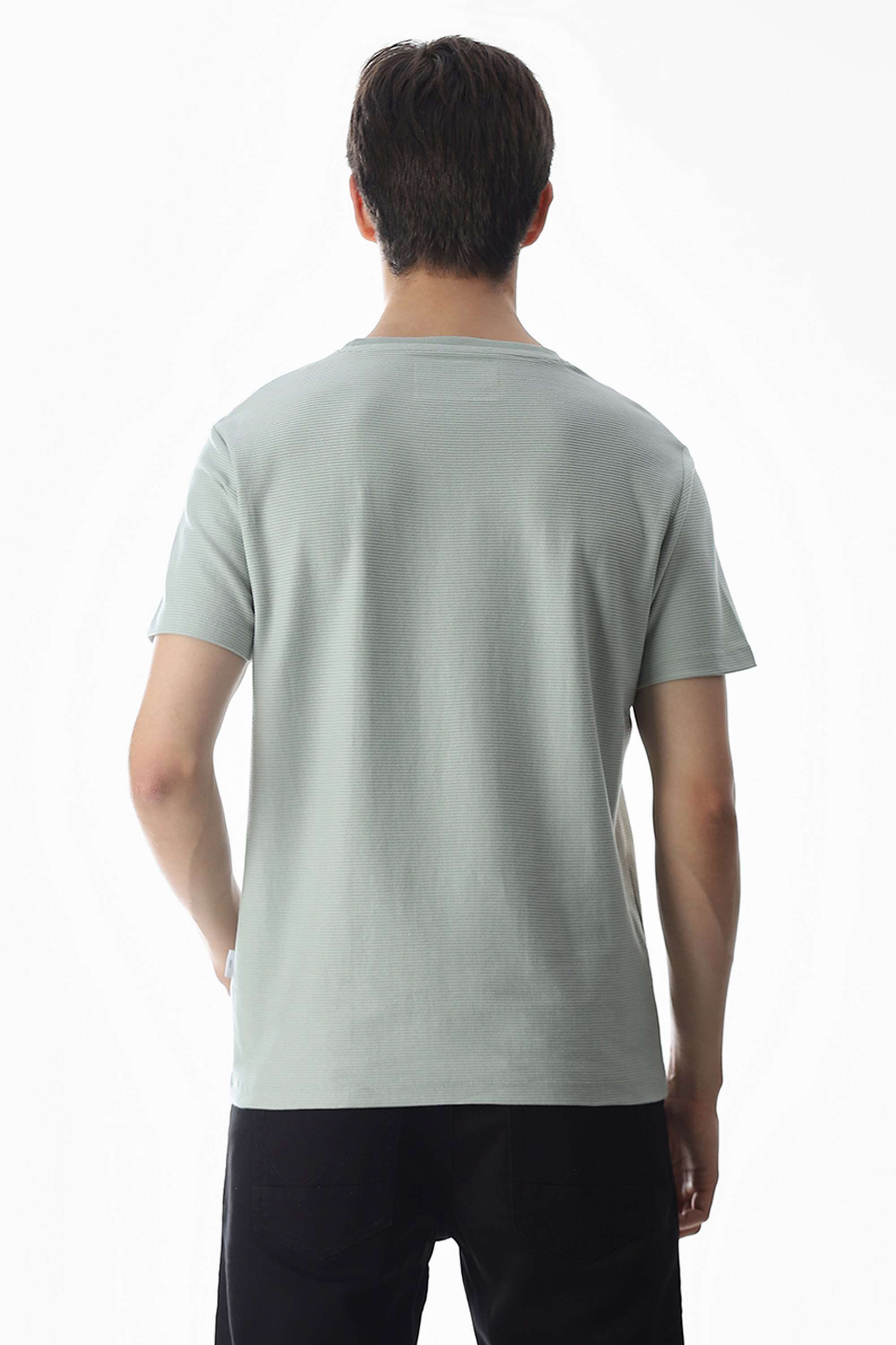 Textured-Cotton-Regular-Fit-Men-s-T-Shirt