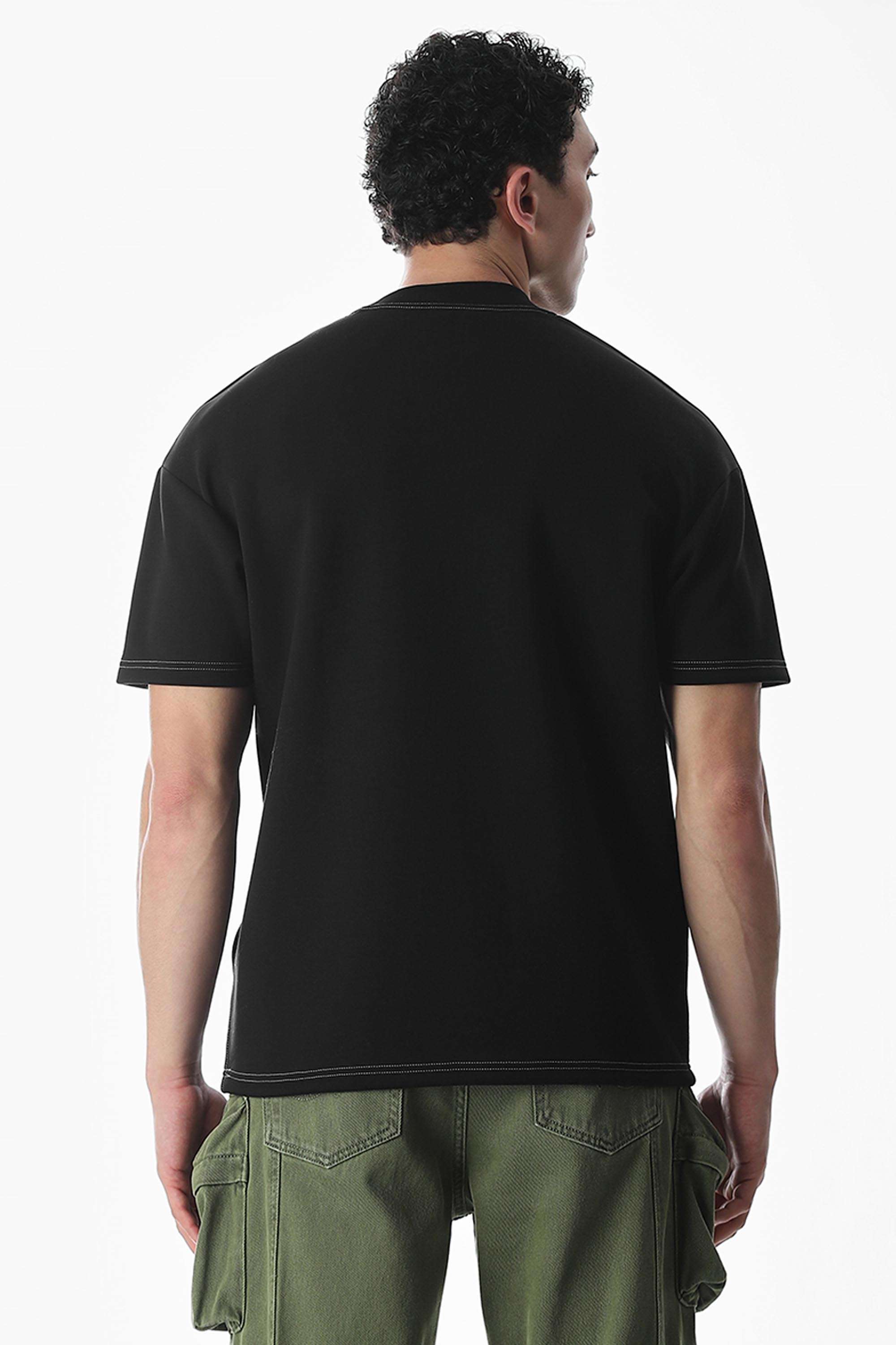 Solid-Cotton-Round-Neck-Men-s-T-Shirt