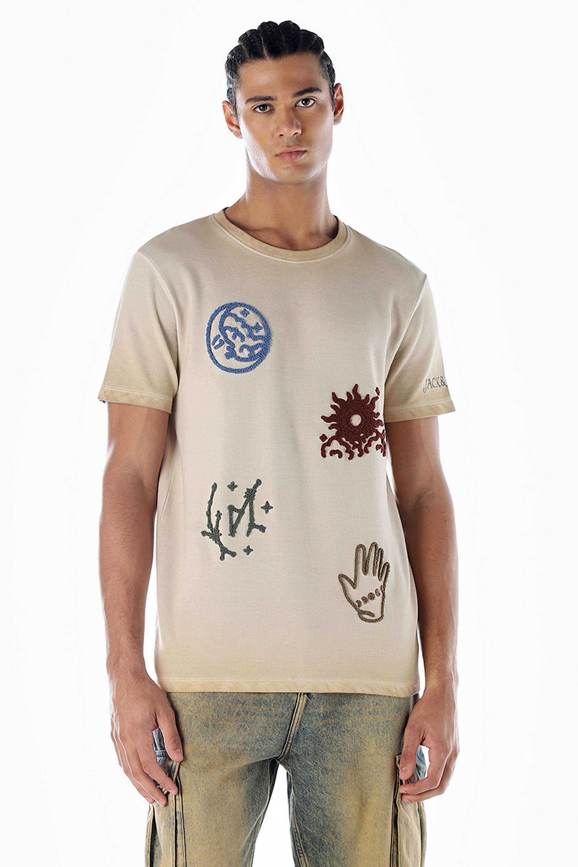 Embroidered-Cotton-Crew-Neck-Men-s-T-Shirt