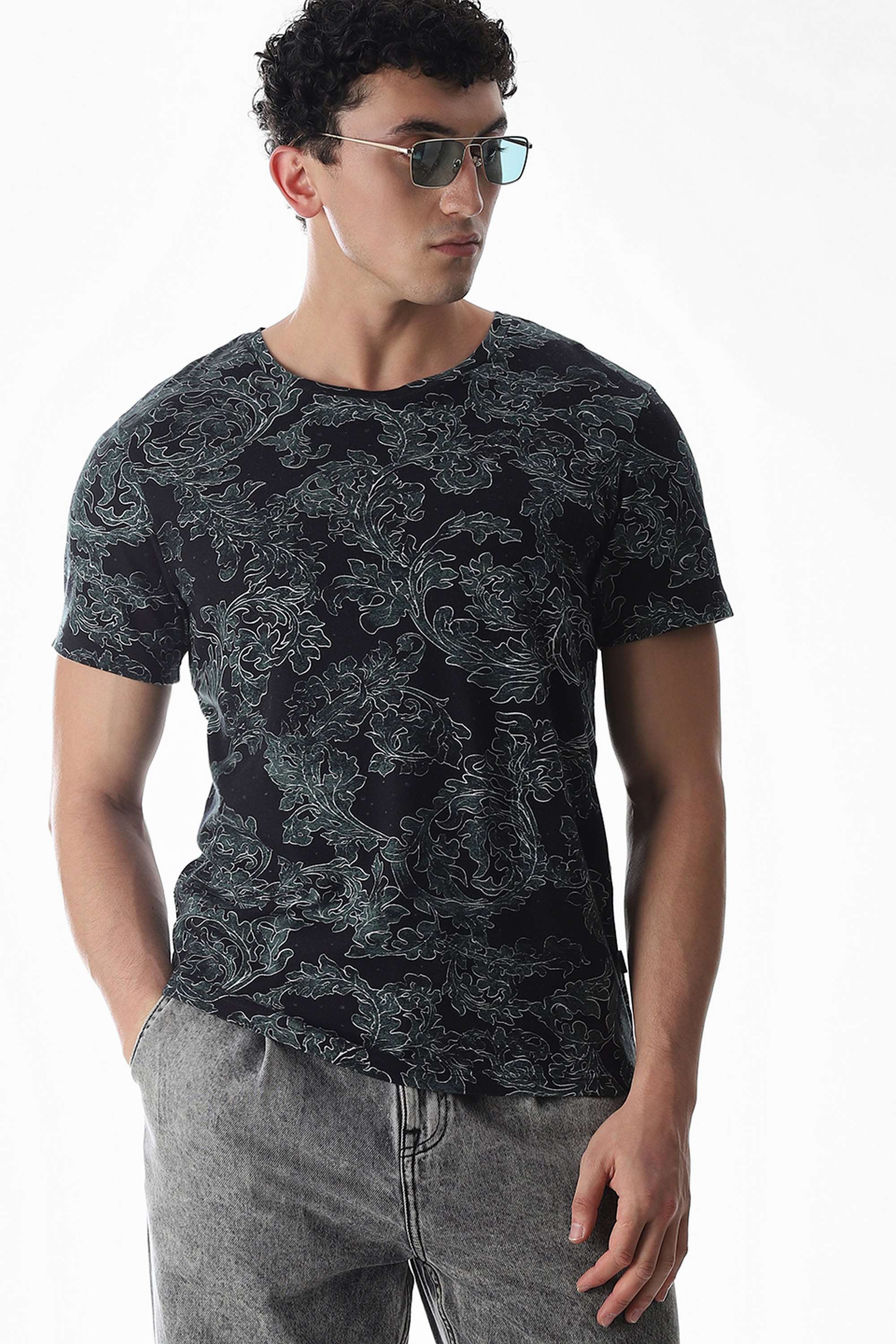 Printed-Cotton-Round-Neck-Men-s-T-Shirt
