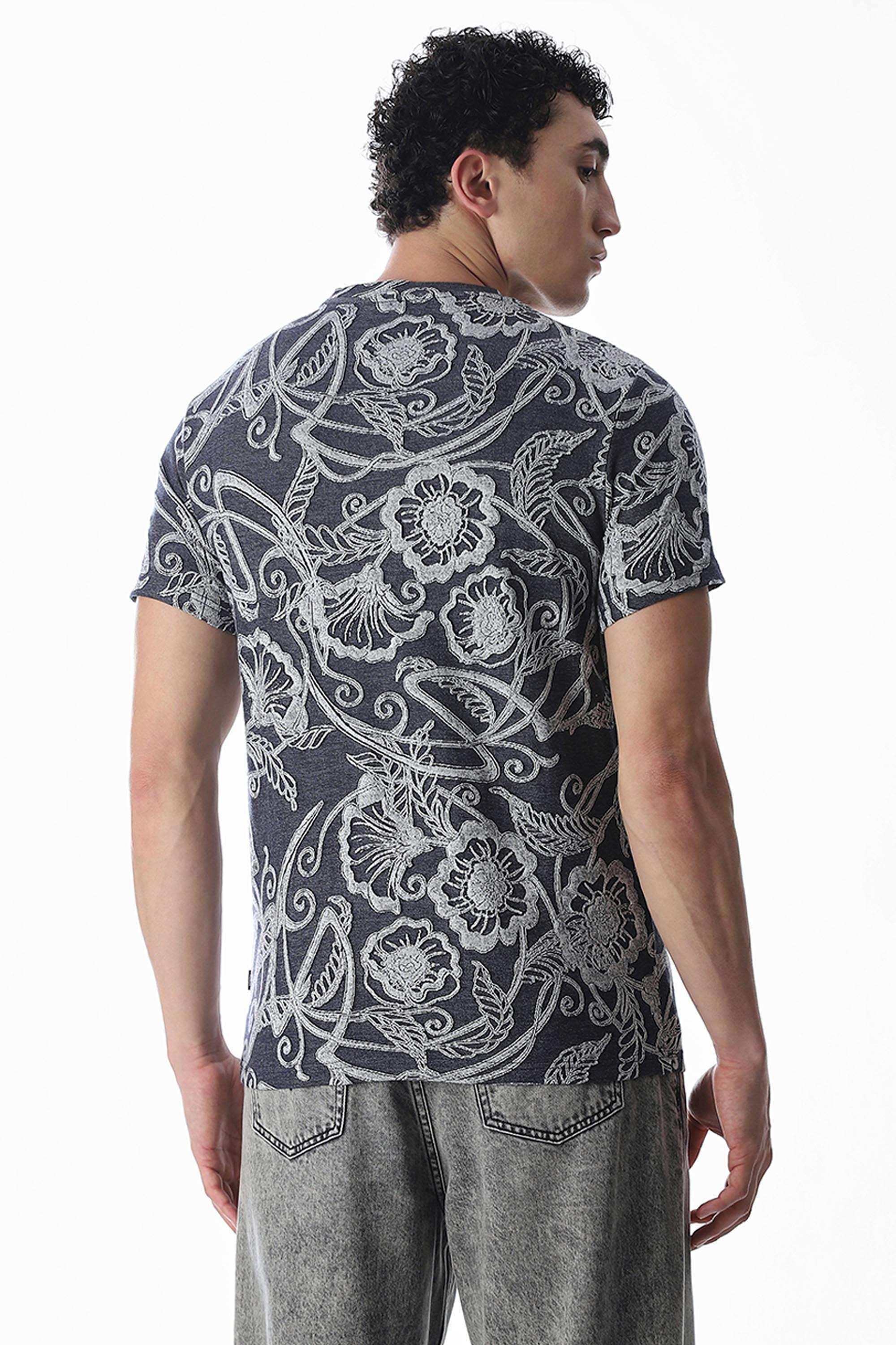 Solid-Cotton-Round-Neck-Men-s-T-Shirt