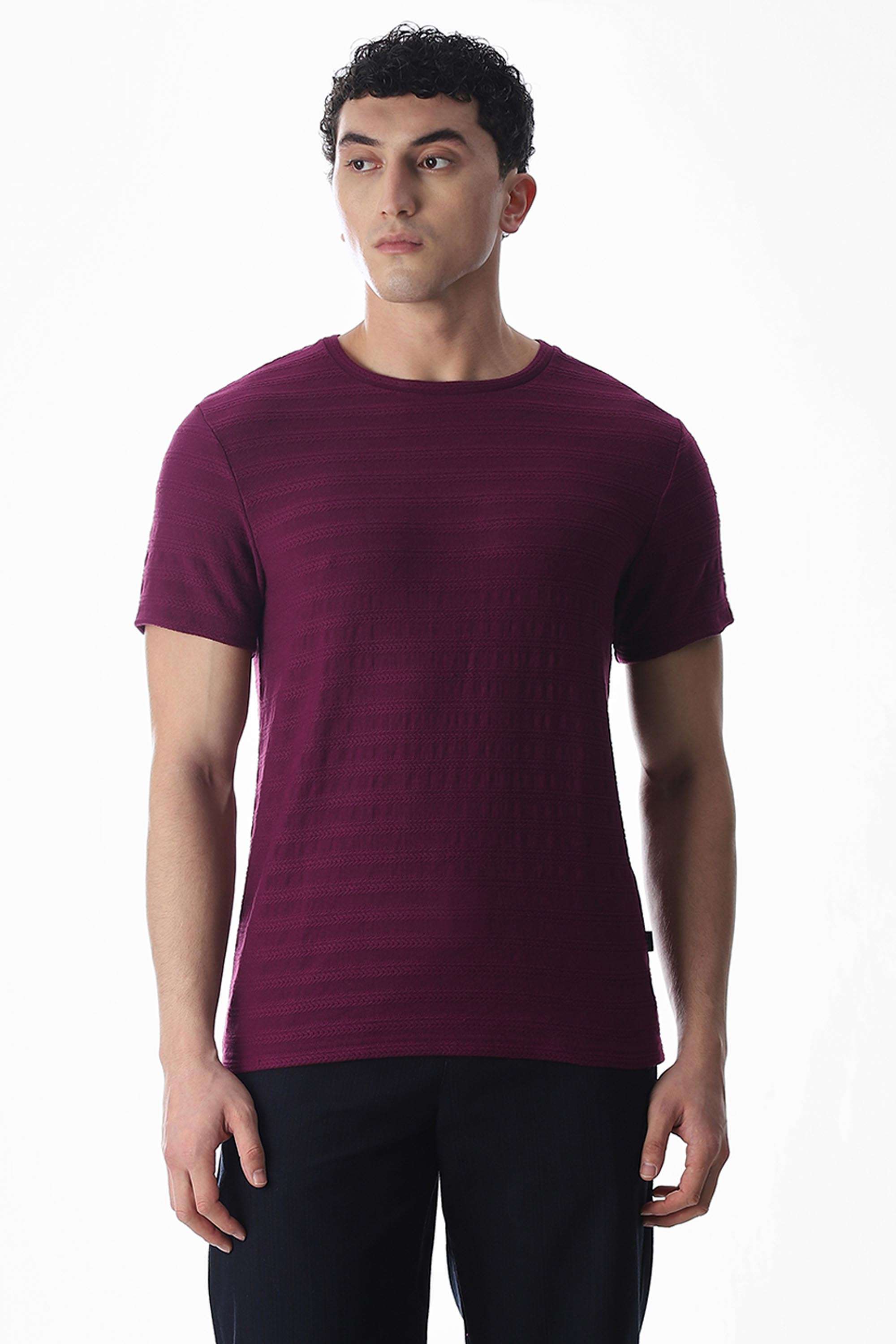 Stripes-Cotton-Regular-Fit-Men-T-Shirt