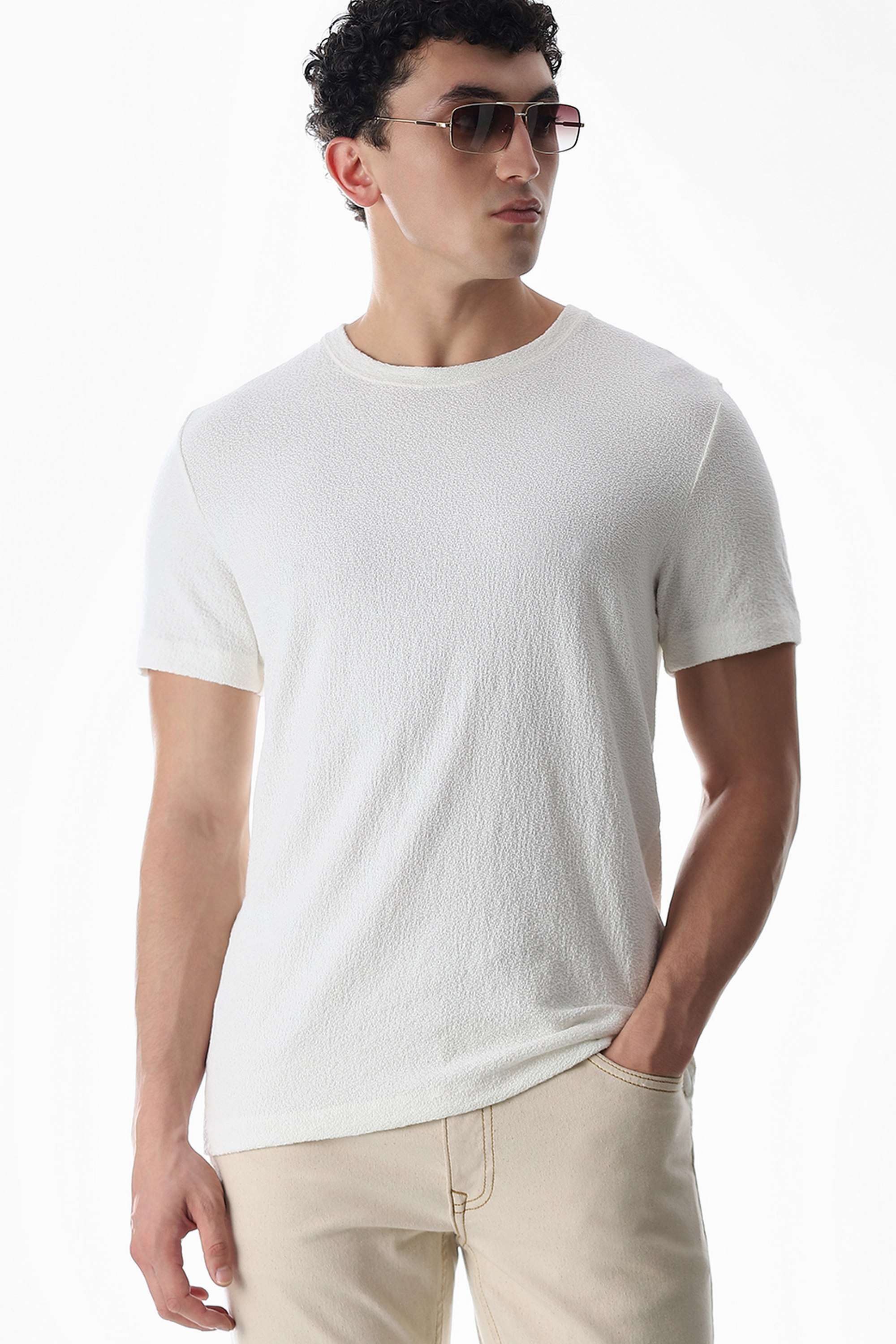 Solid-Cotton-Round-Neck-Men-s-T-Shirt