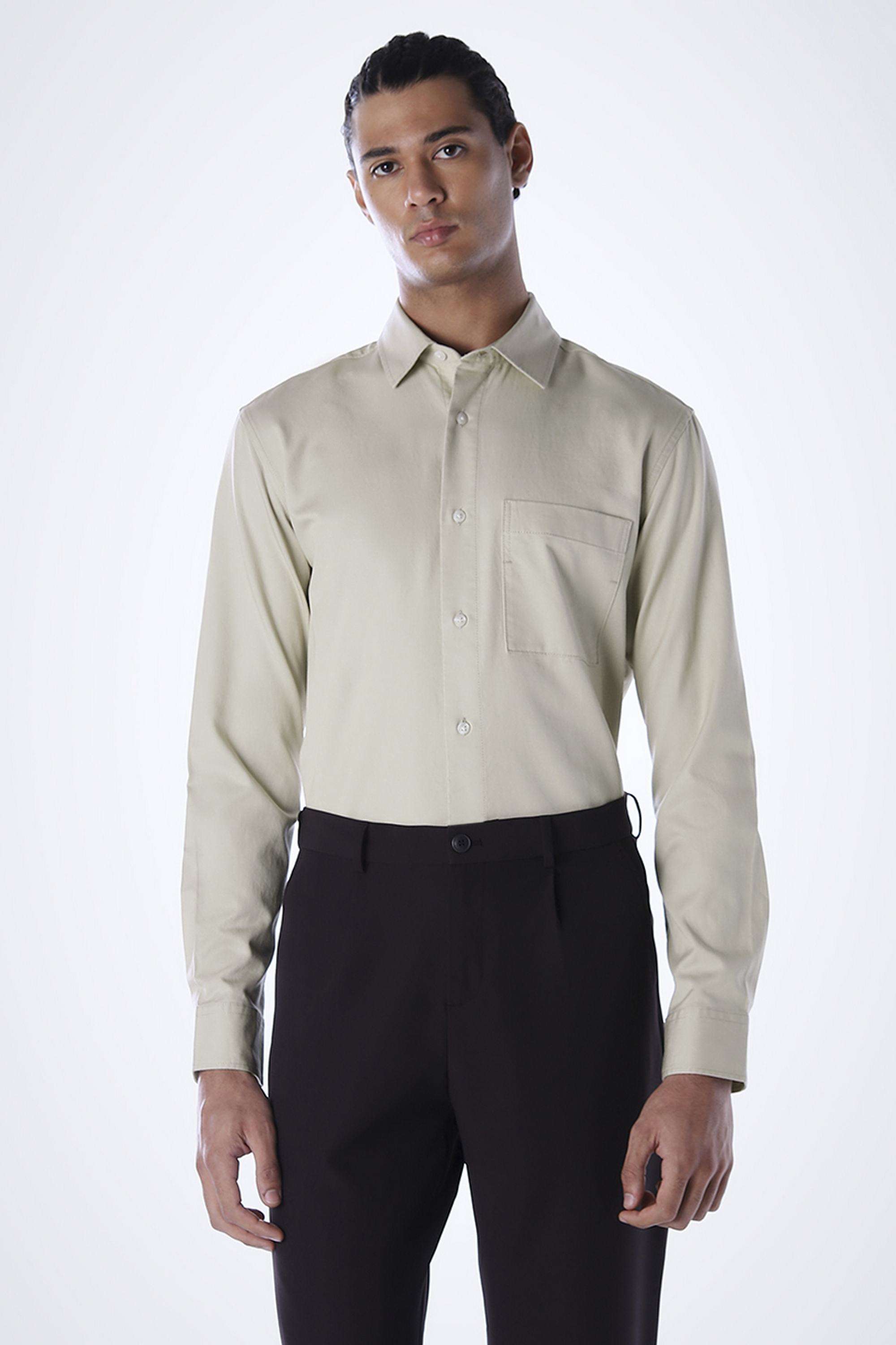 Solid-Rayon-Slim-Fit-Men-Casual-Wear-Shirt