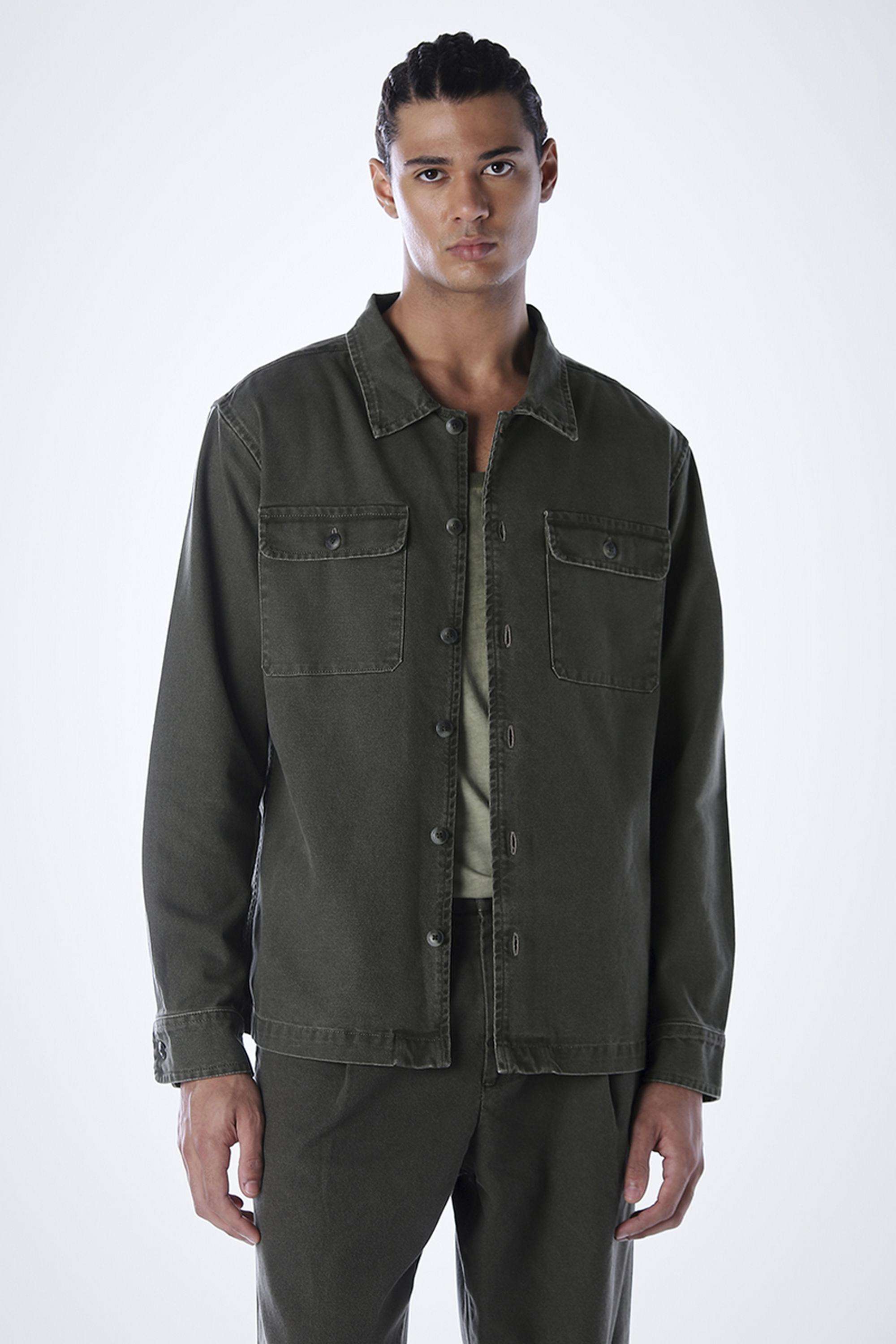 Solid-Cotton-Oversized-Fit-Men-s-Casual-Wear-Denim-Shirt
