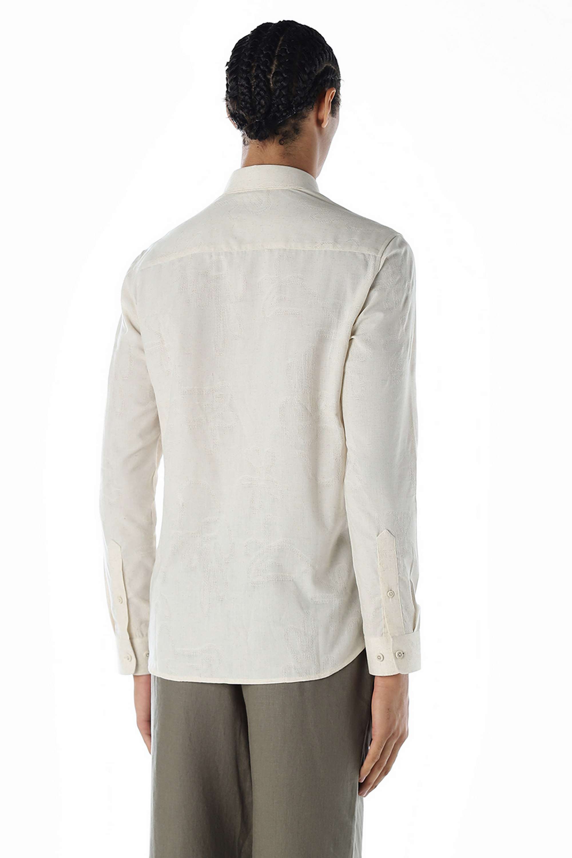 Solid-Cotton-Regular-Fit-Men-Casual-Wear-Shirt