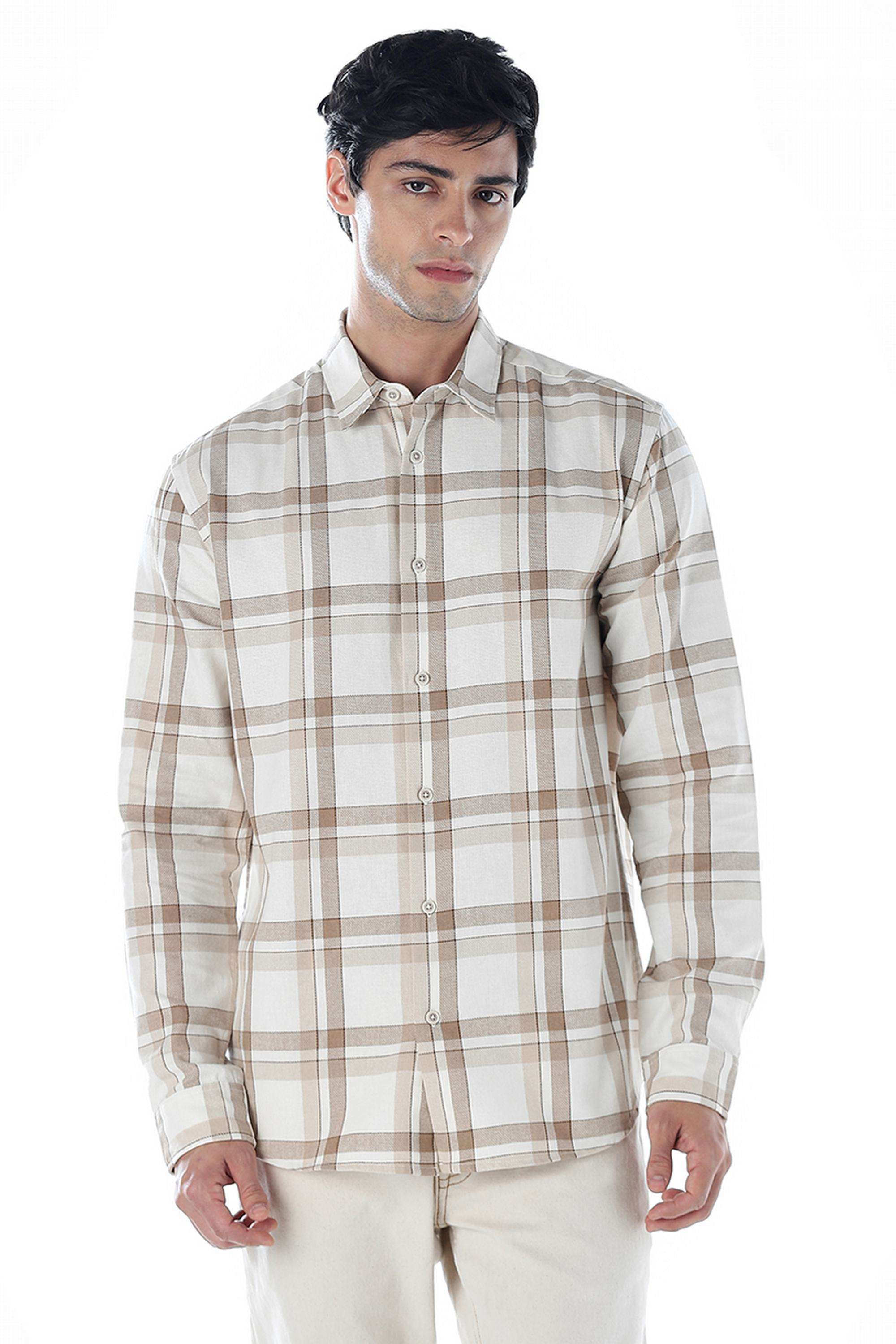 Checks-Cotton-Regular-Fit-Men-Casual-Wear-Shirt