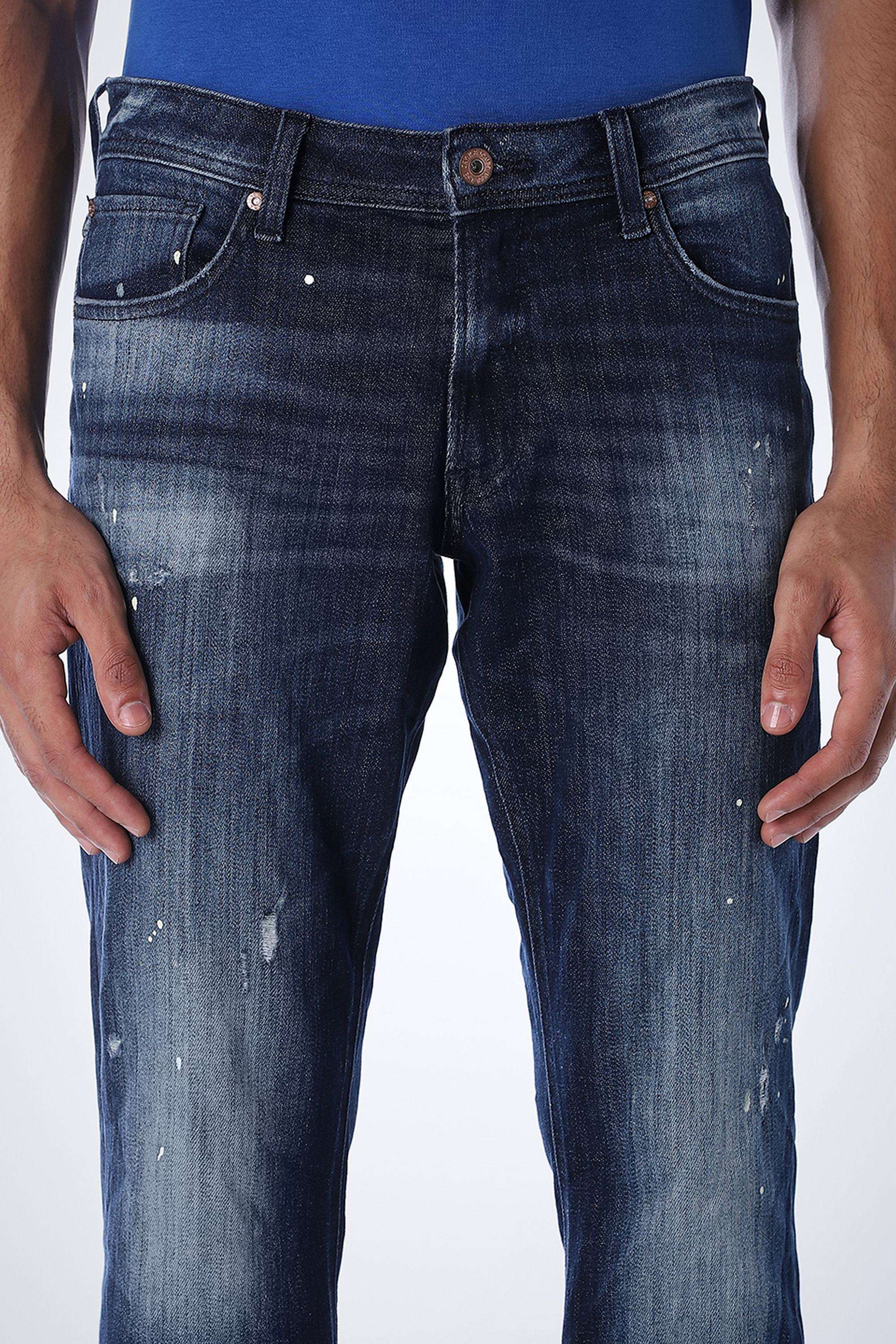 Light-Wash-Cotton-Regular-Fit-Men-Jeans