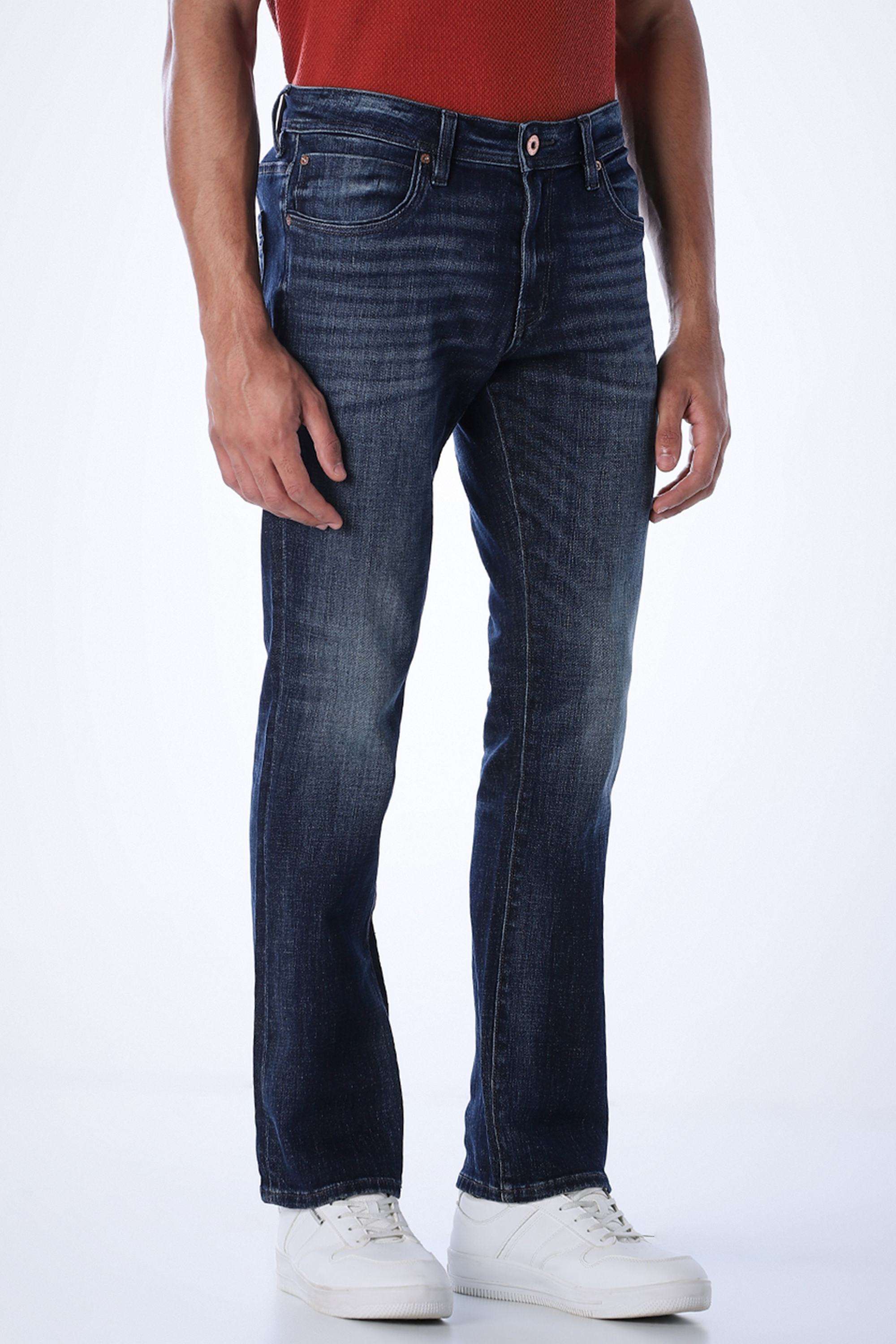 Light-Wash-Cotton-Regular-Fit-Men-Jeans