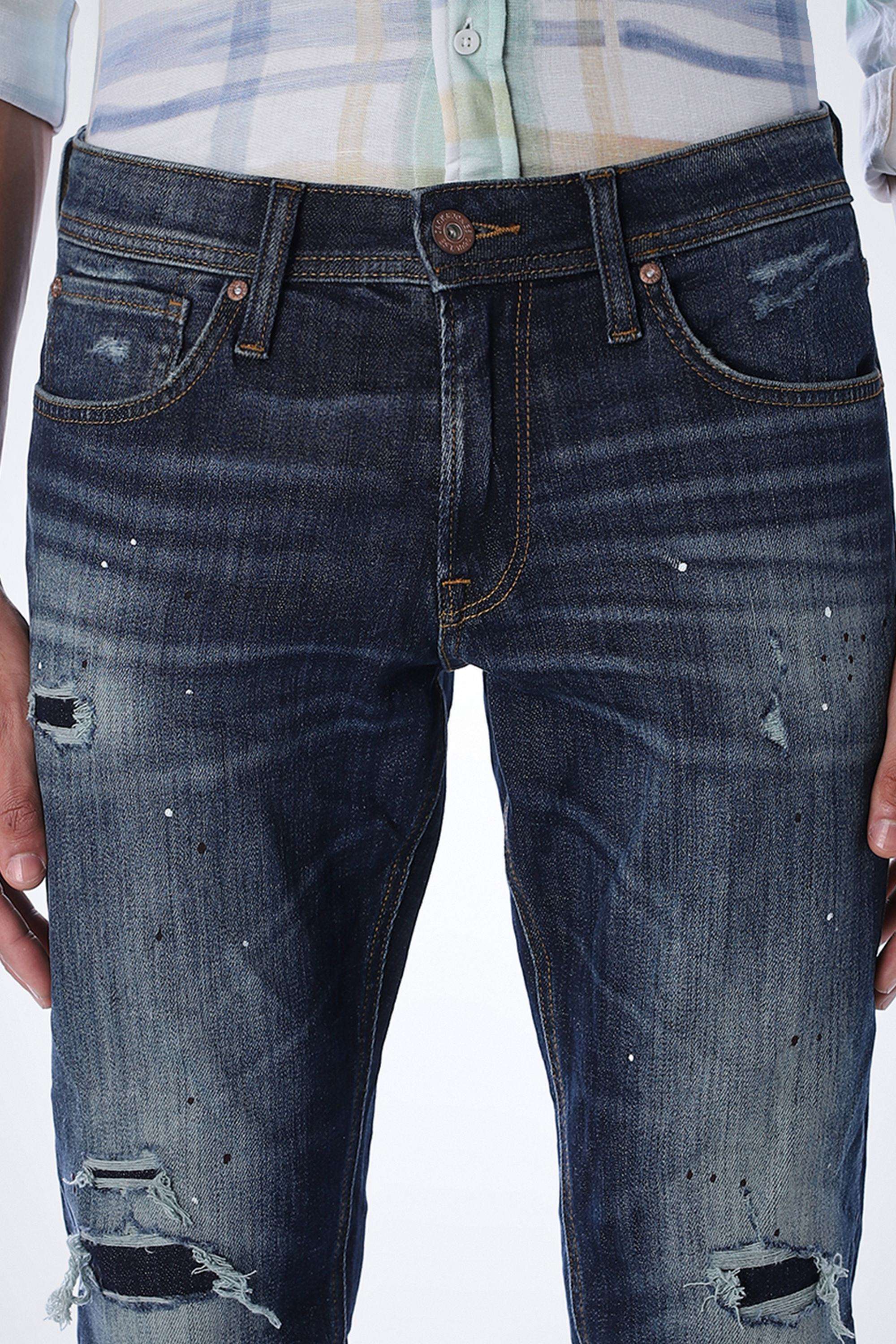 Light-Wash-Cotton-Regular-Fit-Men-Jeans