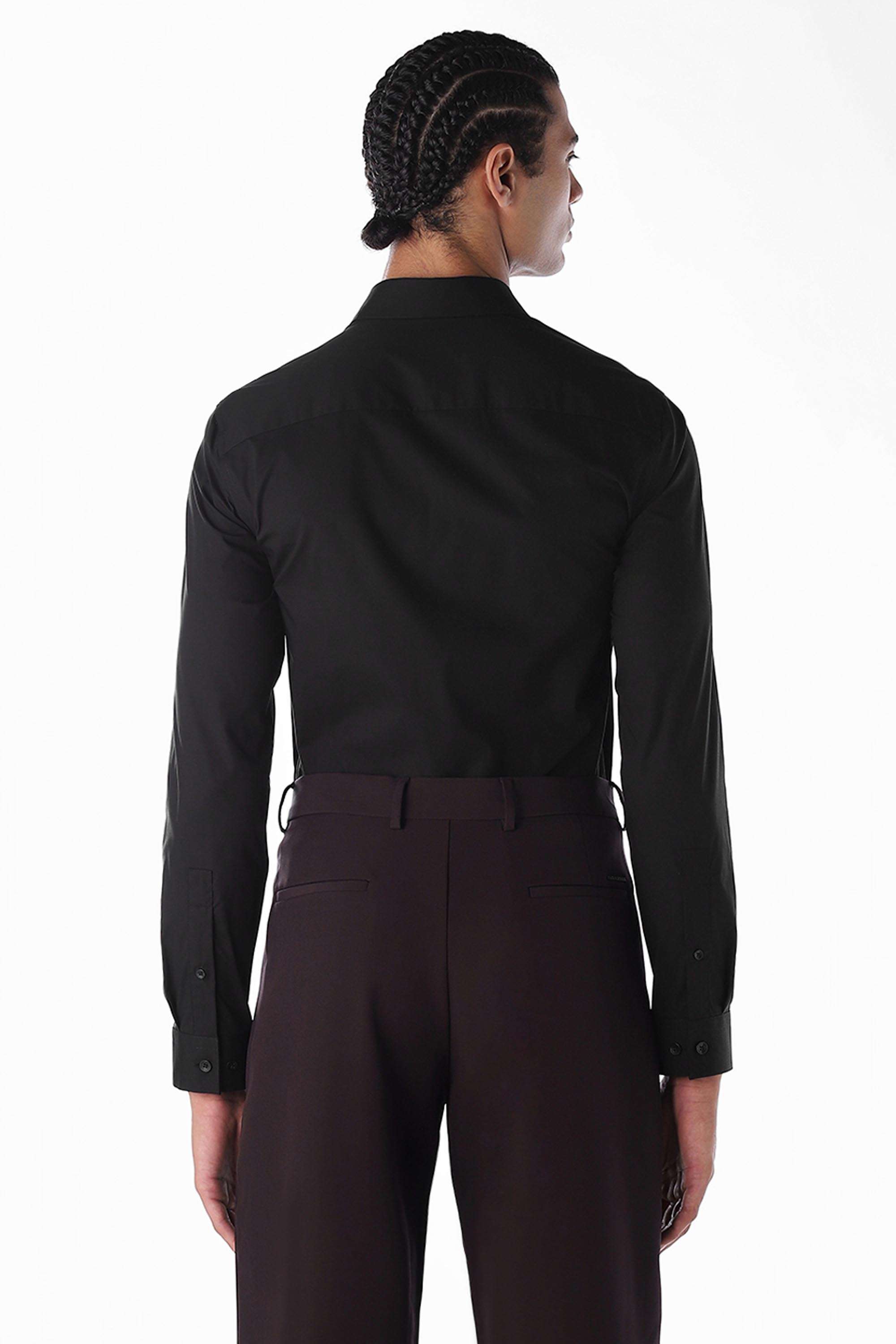 Solid-Cotton-Slim-Fit-Men-s-Casual-Shirt