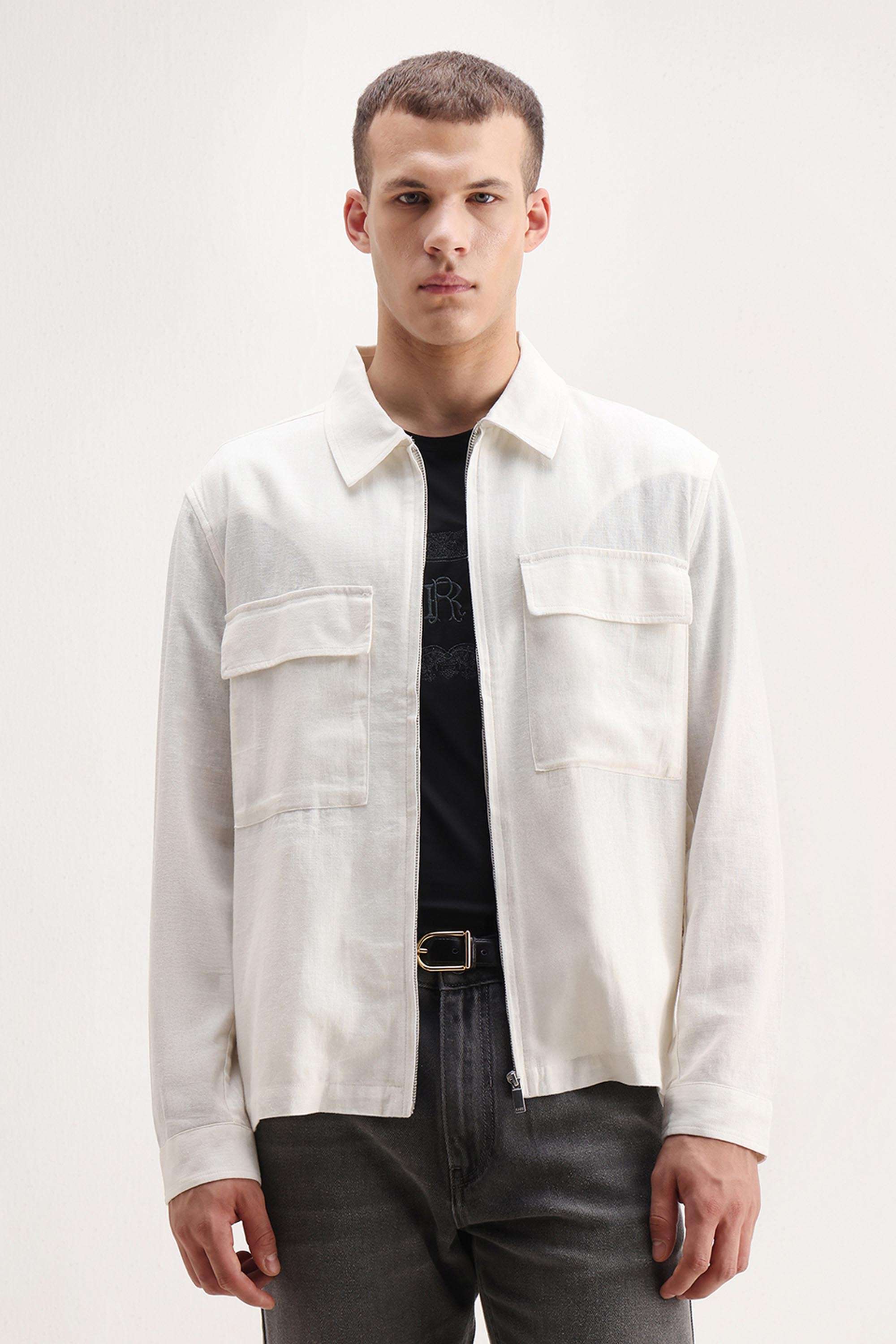 Solid-Linen-Regular-Fit-Men-s-Jacket
