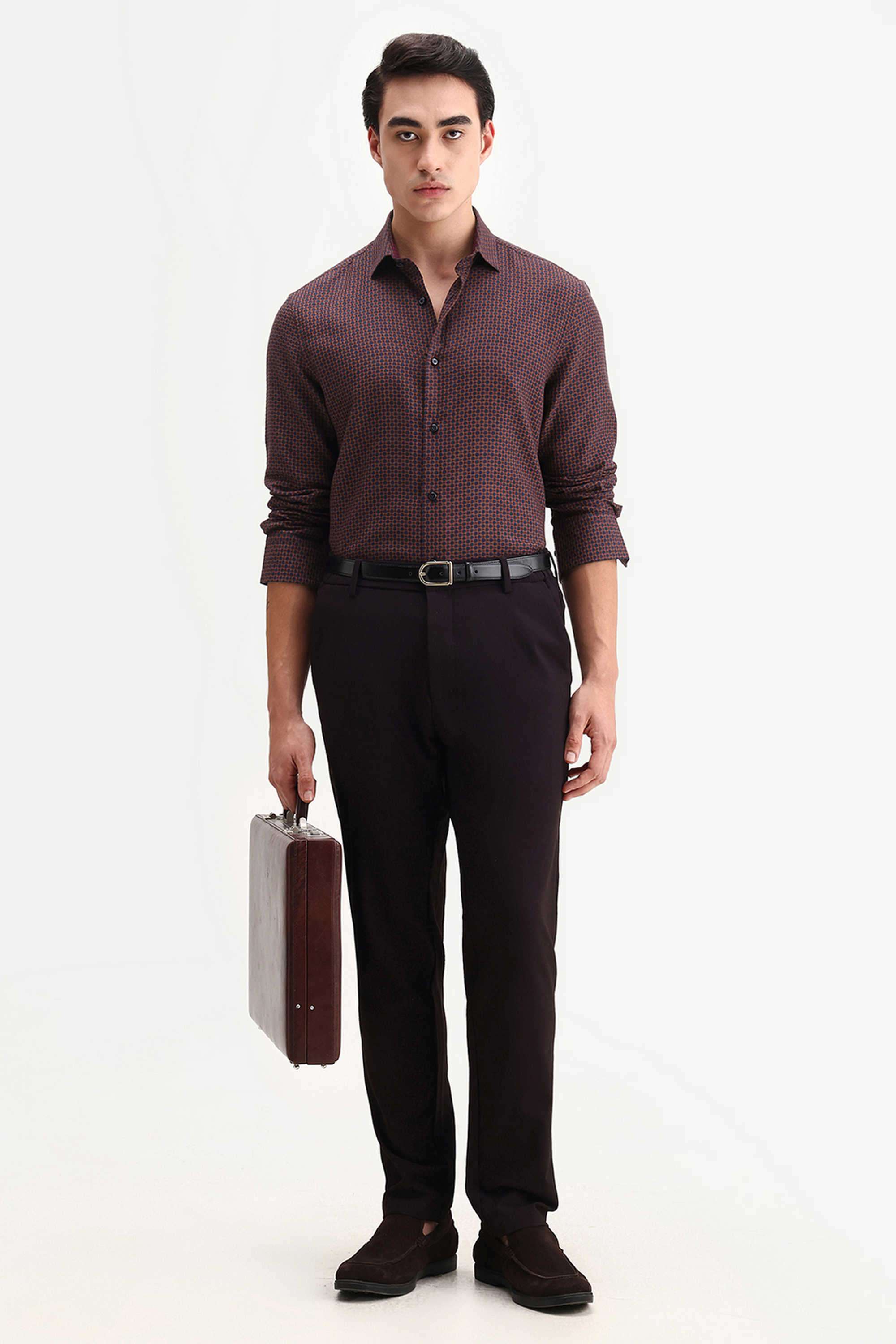 Solid-Cotton-Regular-Fit-Men-s-Casual-Shirt