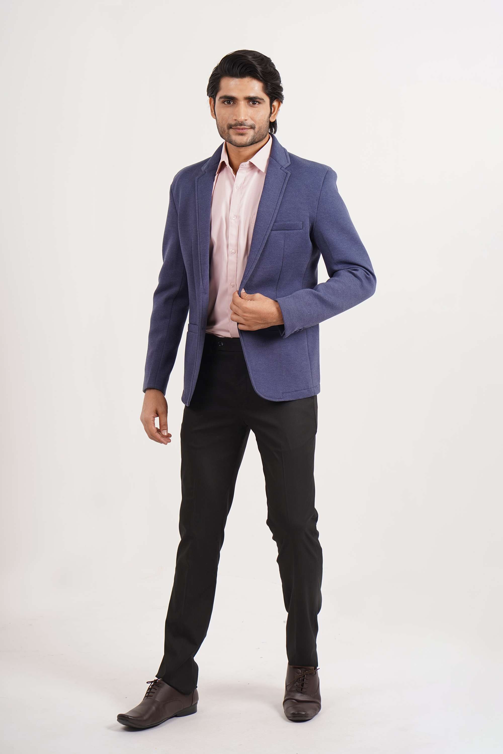 Solid-Cotton-Blend-Slim-Fit-Men-s-Casual-Blazer