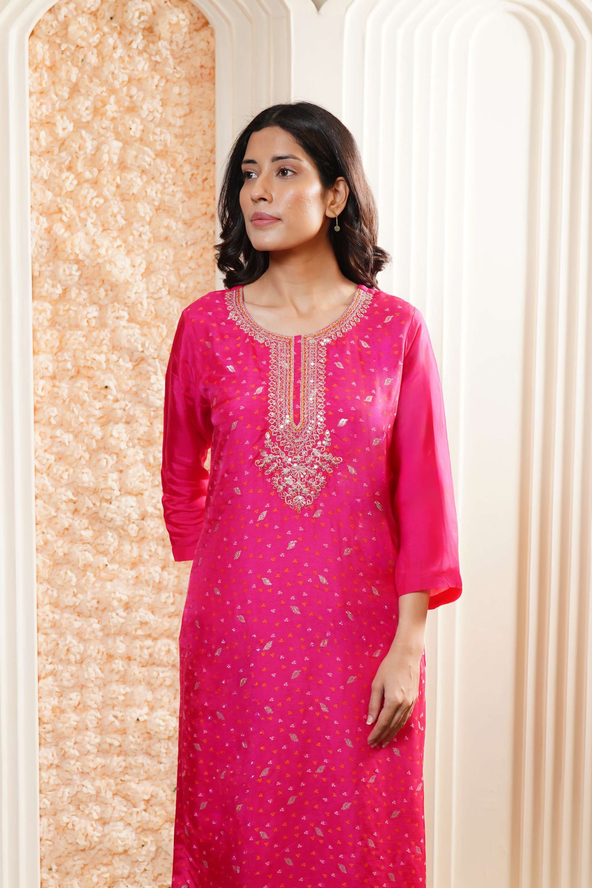 Embroidered-Viscose-Round-Neck-Women-Everyday-Kurta-Set