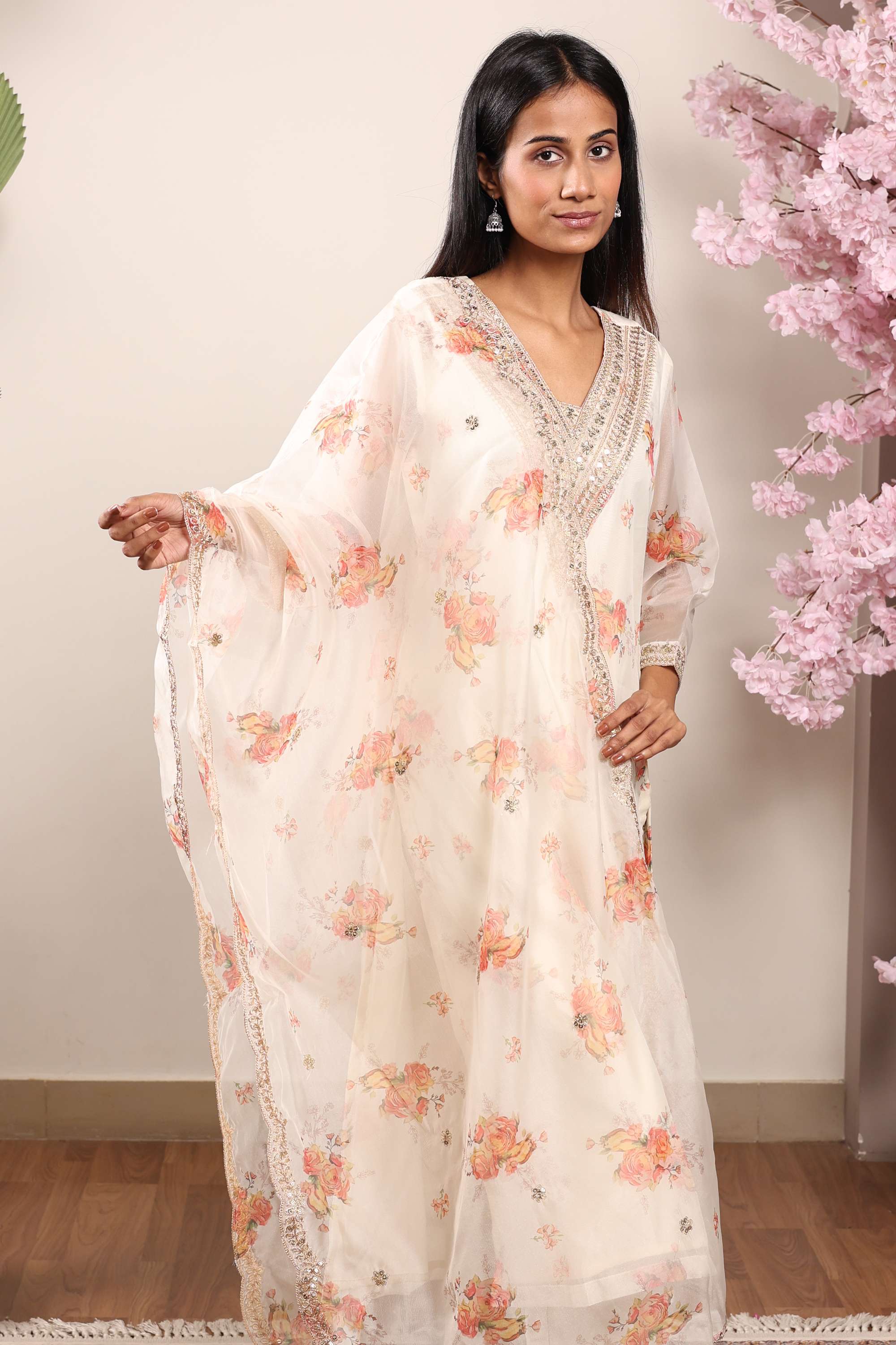 Embroidered-Organza-Straight-Fit-Women-s-Kurta-Pant-Dupatta-Set