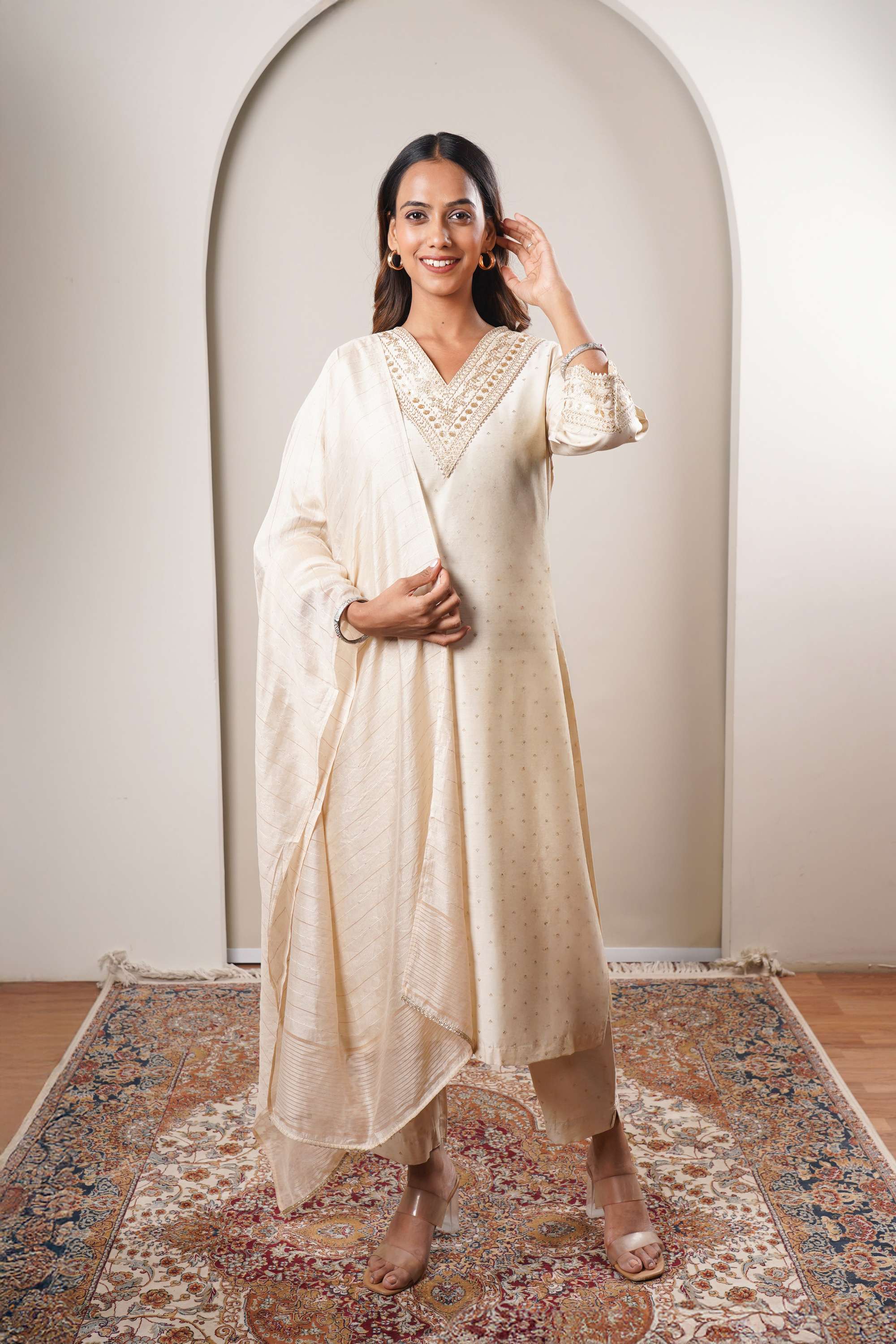 Embroidered-Calf-Length-PST-Women-s-Kurta-Set