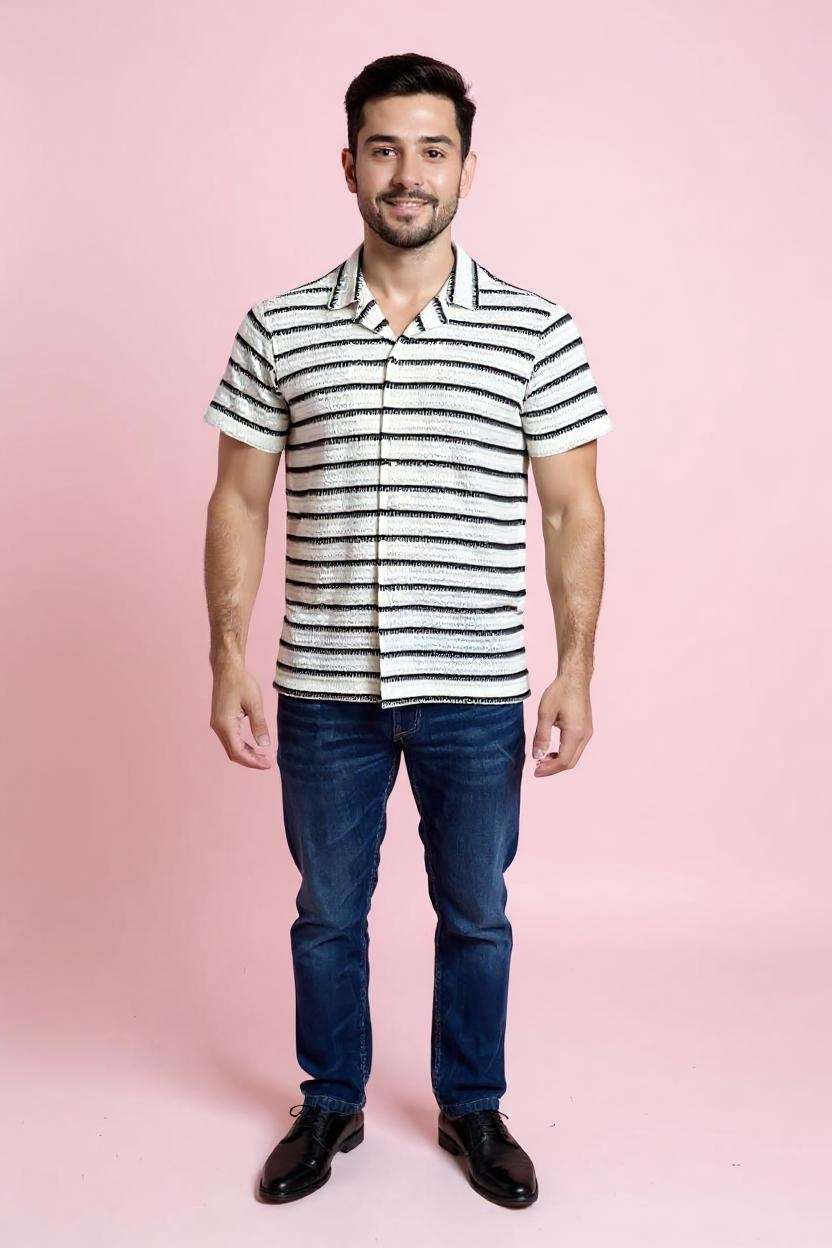 Blended-Fabric-Regular-Fit-Men-Shirt
