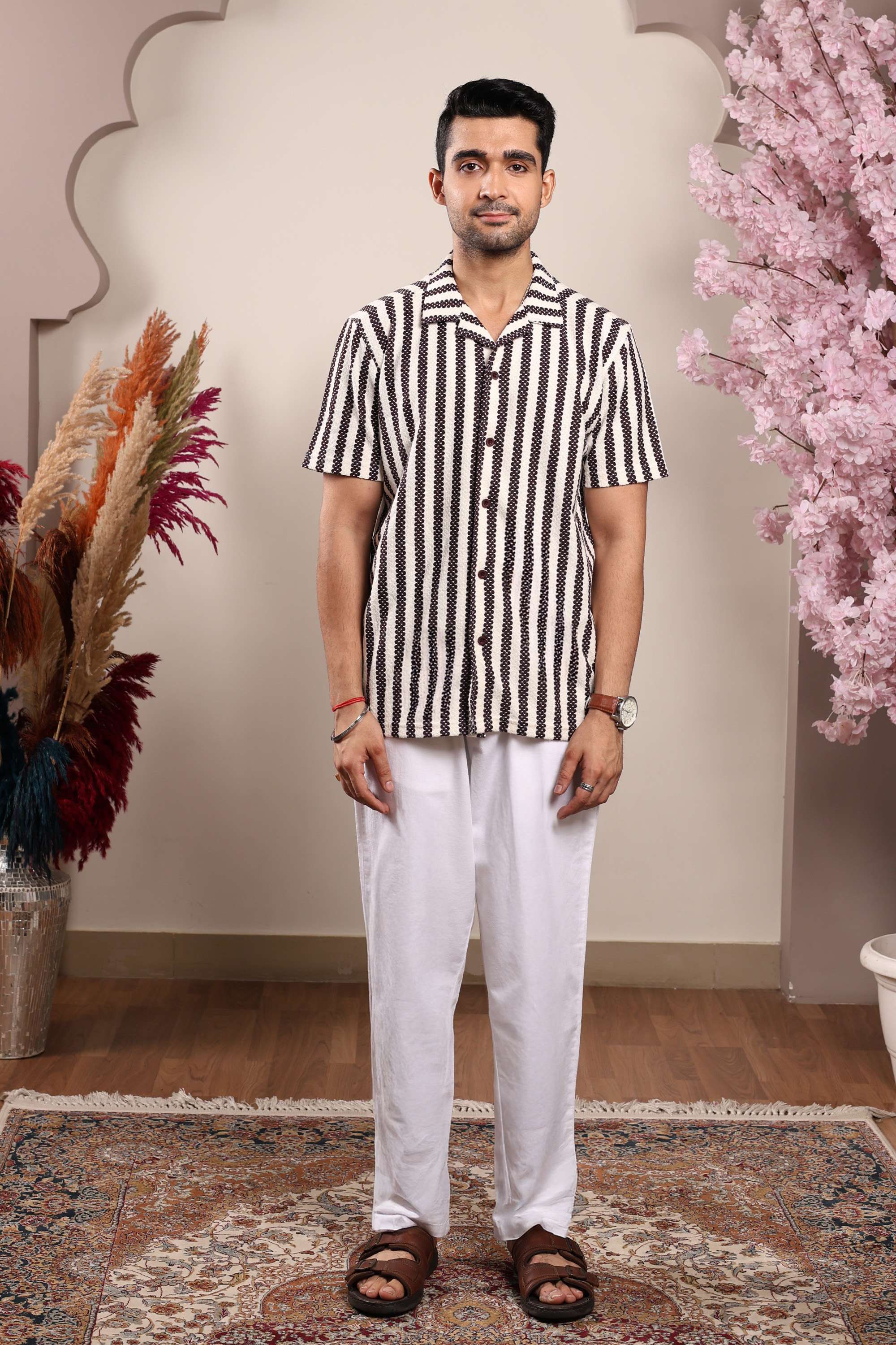 Blended-Fabric-Regular-Fit-Men-Shirt