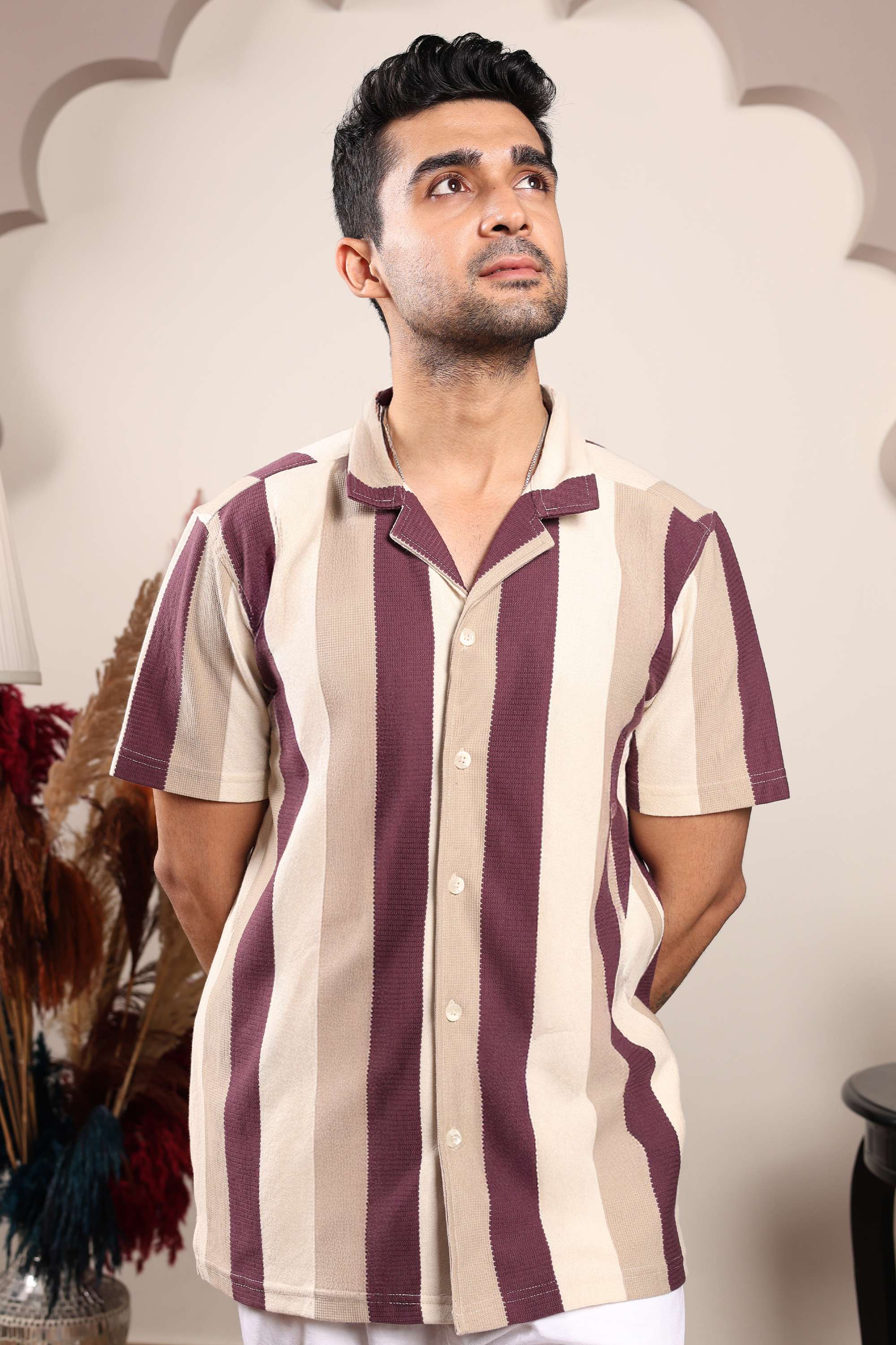 Blended-Fabric-Regular-Fit-Men-Shirt