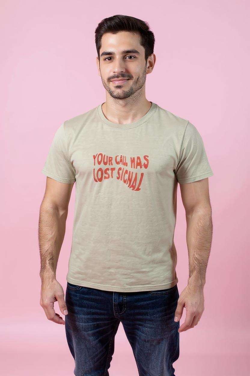 Blended-Fabric-Regular-Fit-Men-T-Shirt