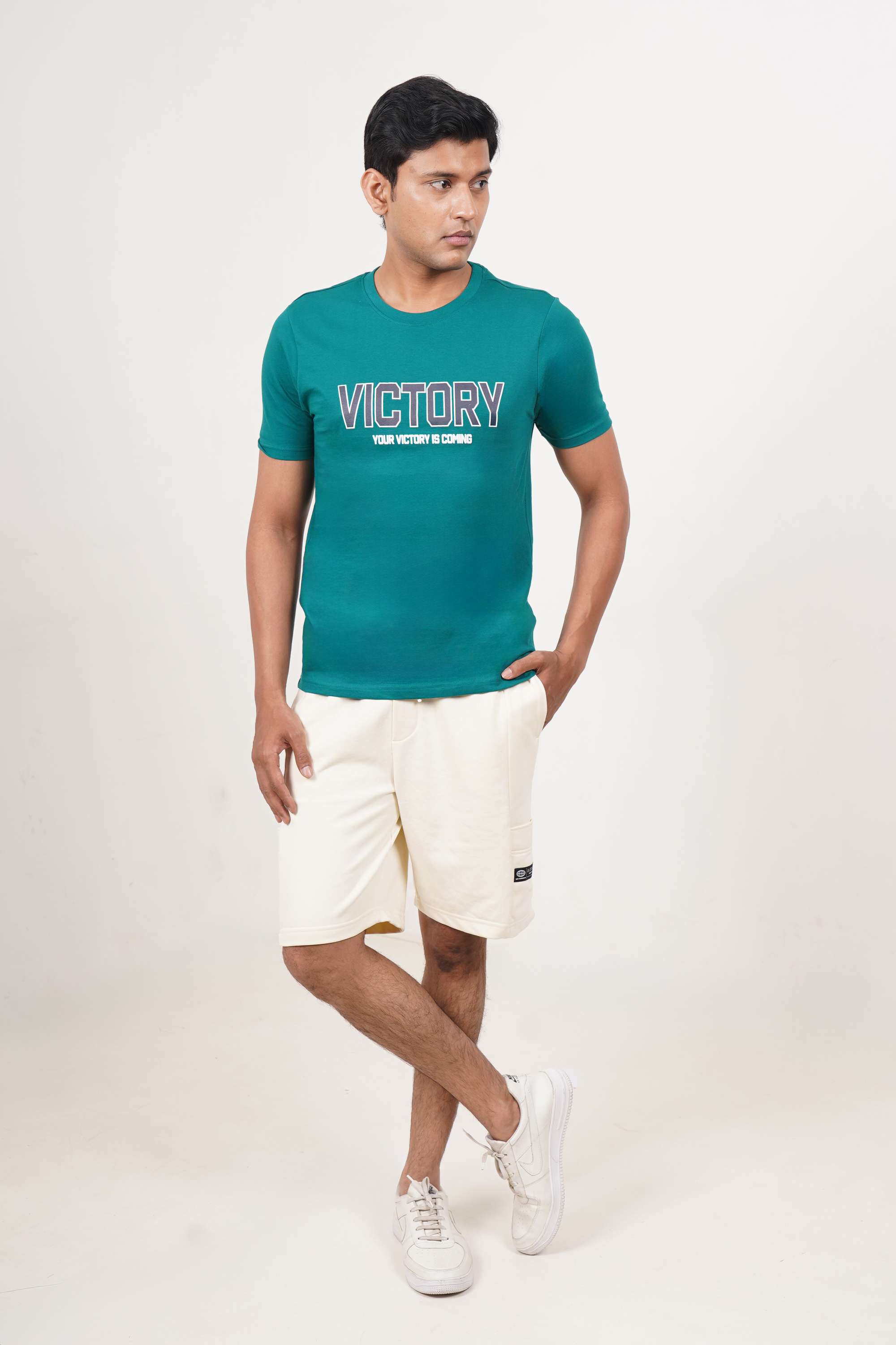 Solid-Blended-Round-Neck-Men-s-T-Shirt