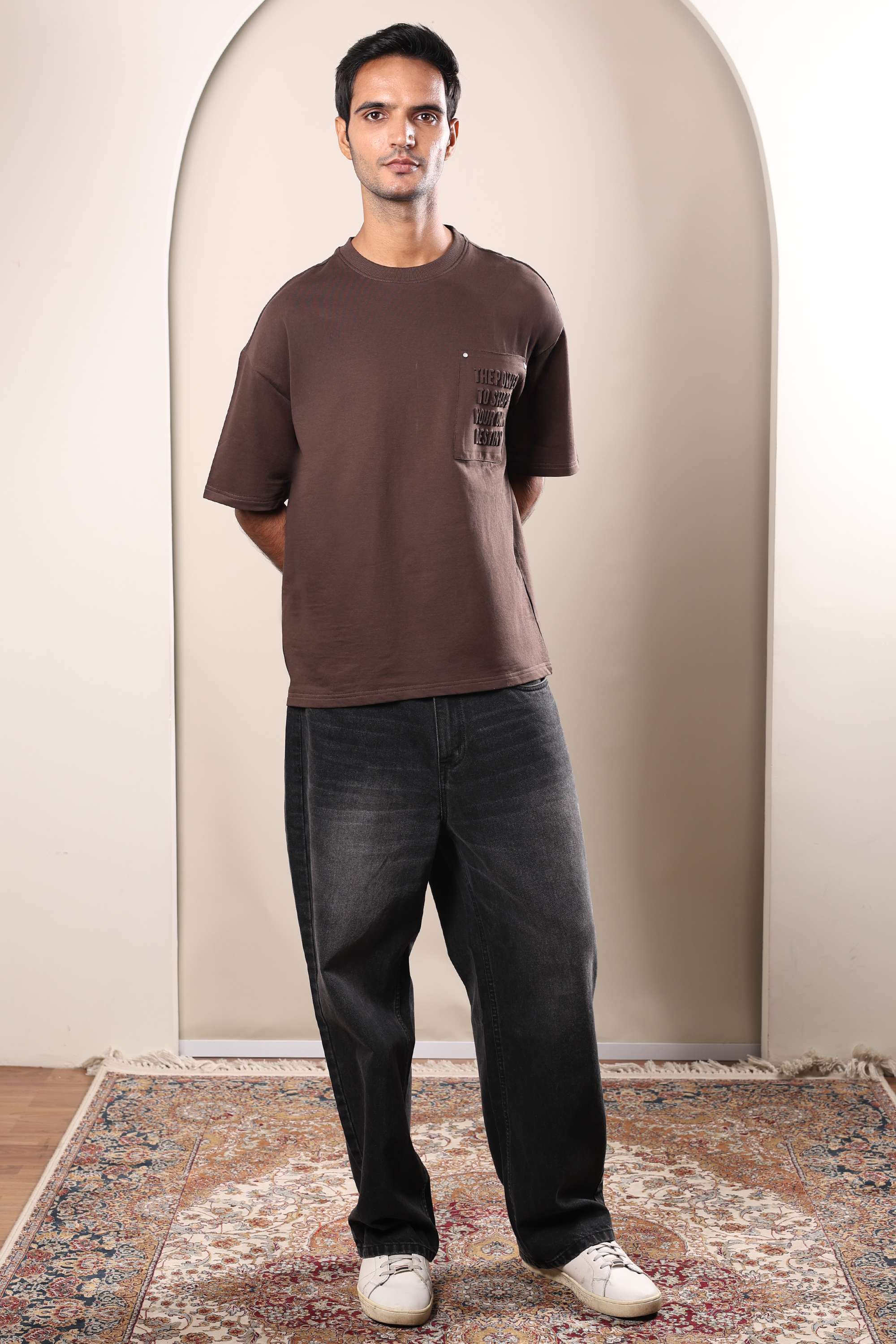 Printed-Cotton-Blend-Round-Neck-Men-s-T-Shirt