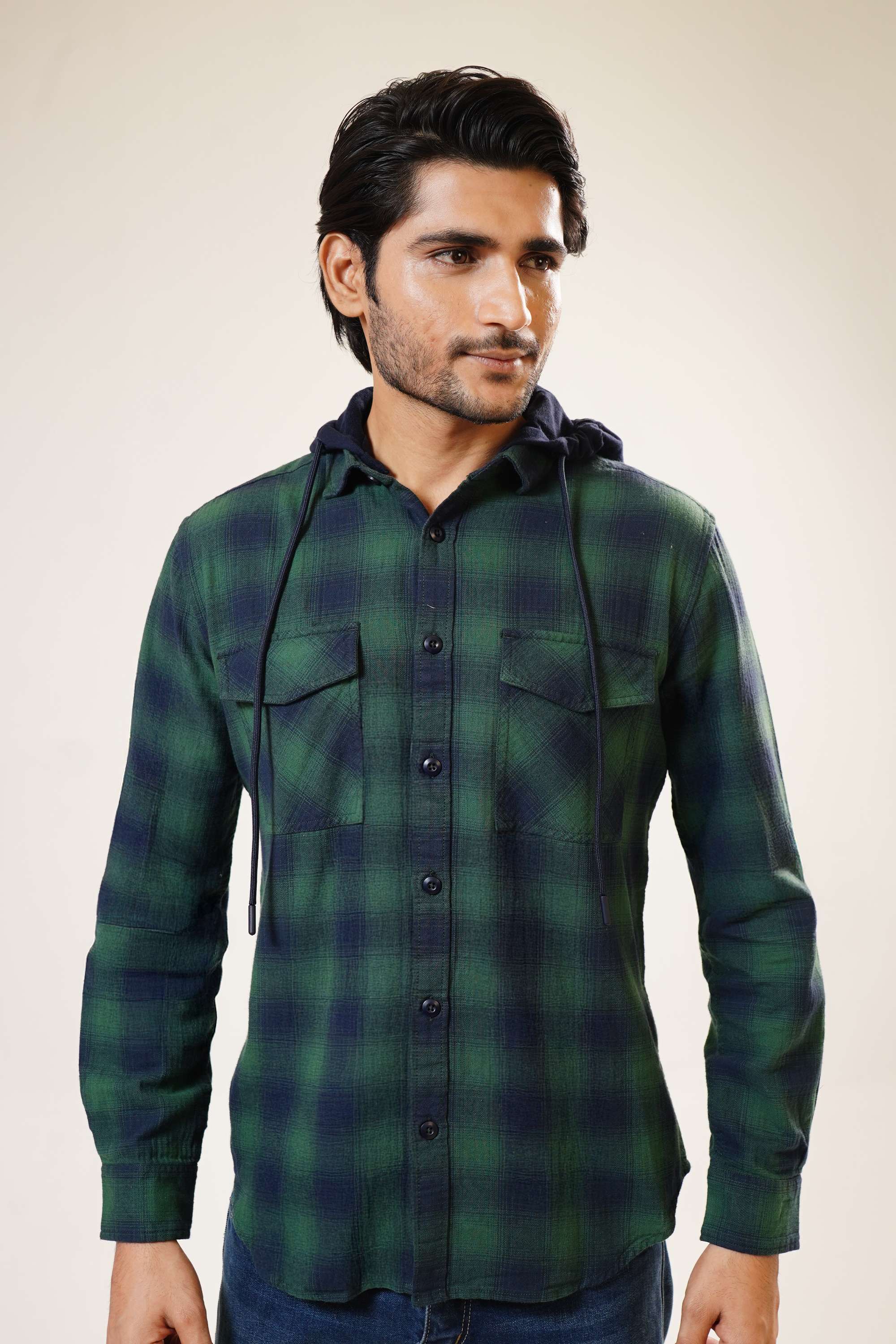 Solid-Blended-Fabric-Men-Casual-Wear-Shirt